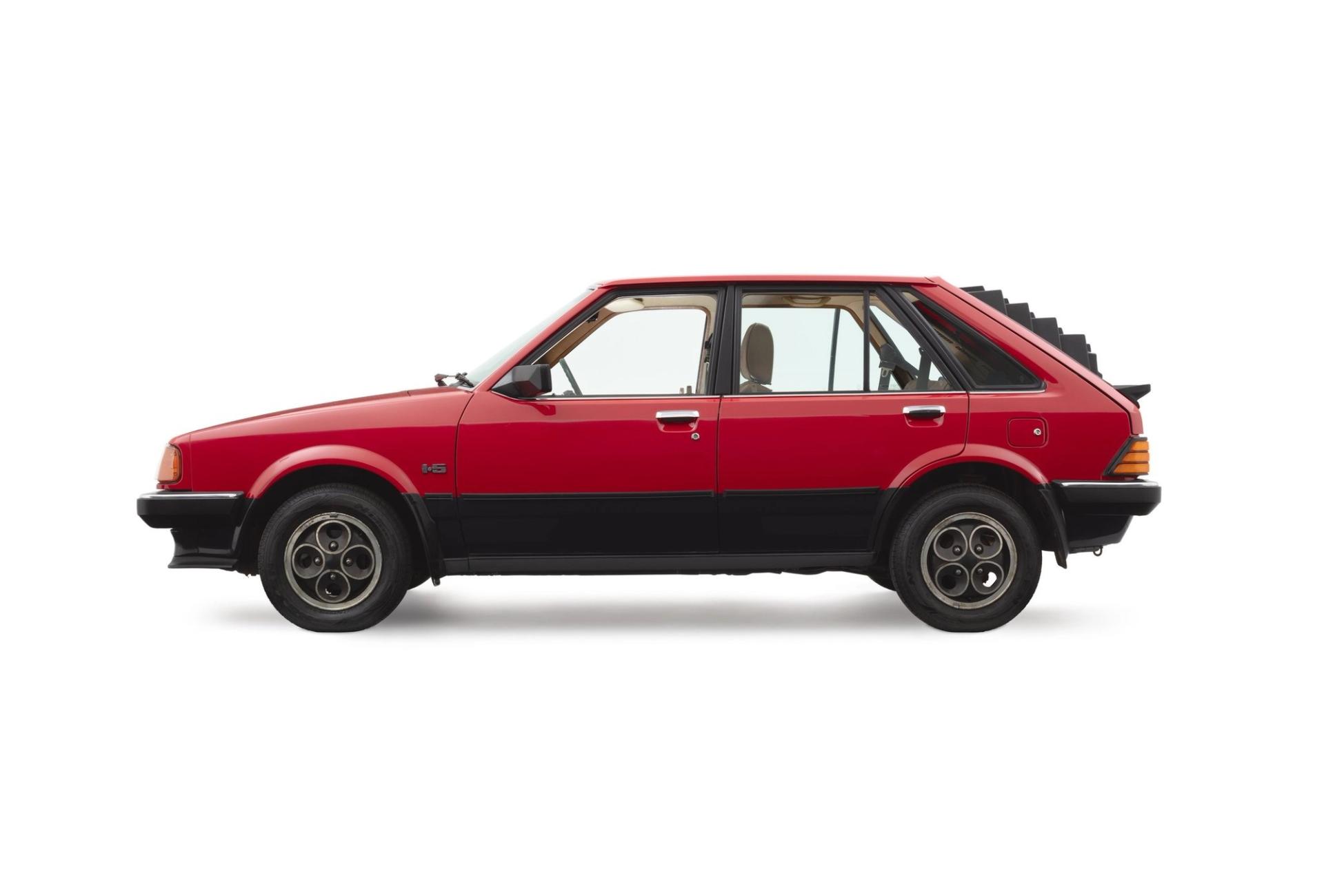 Side view of Ford Laser.