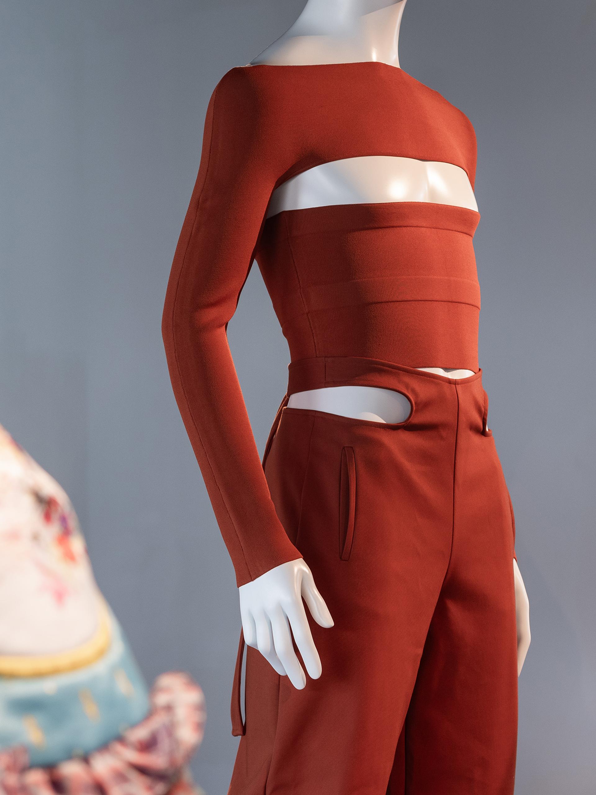 Mannequins wearing clothes