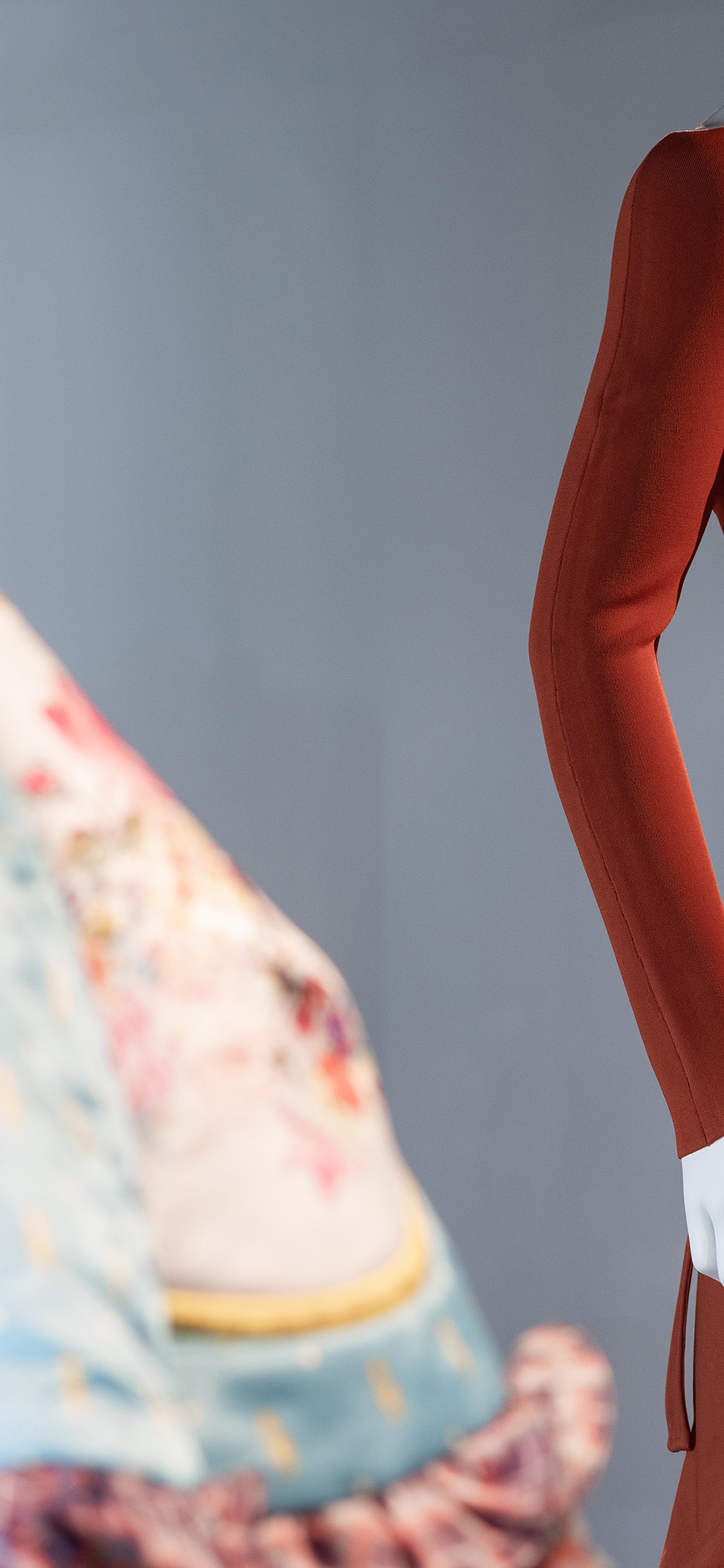 Mannequins wearing clothes