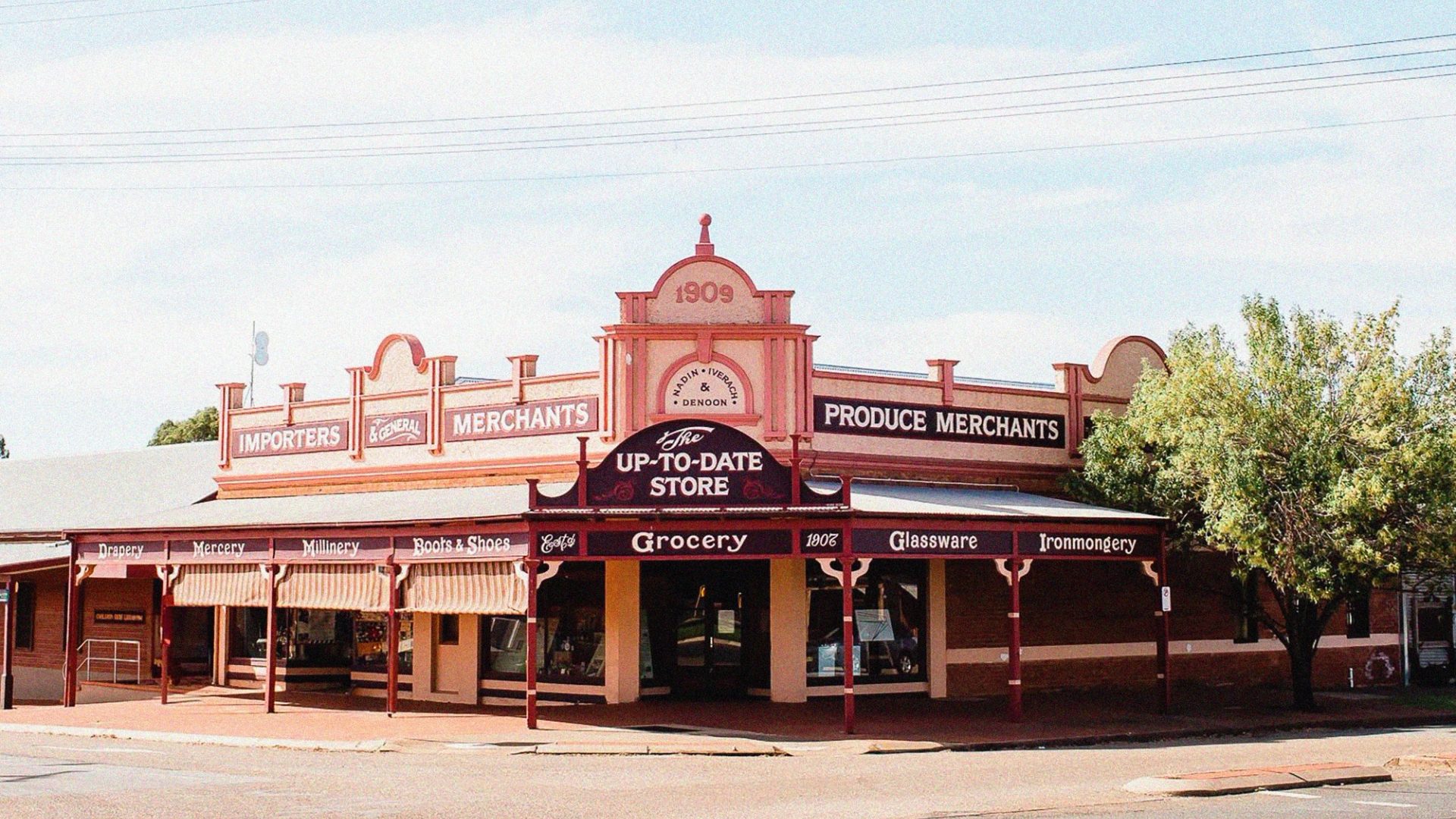 Corner shop that dates back to 1909.