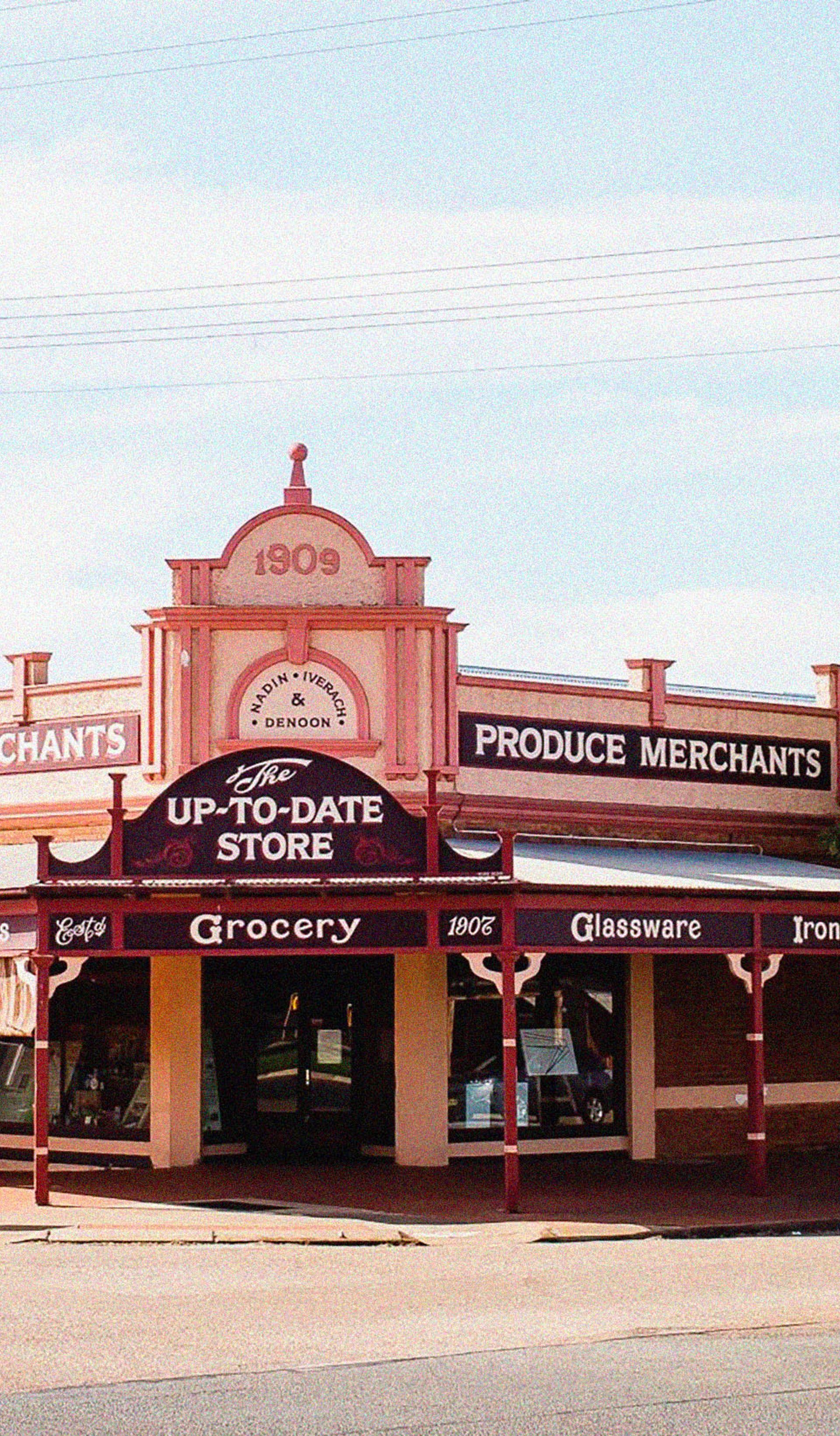 Corner shop that dates back to 1909.