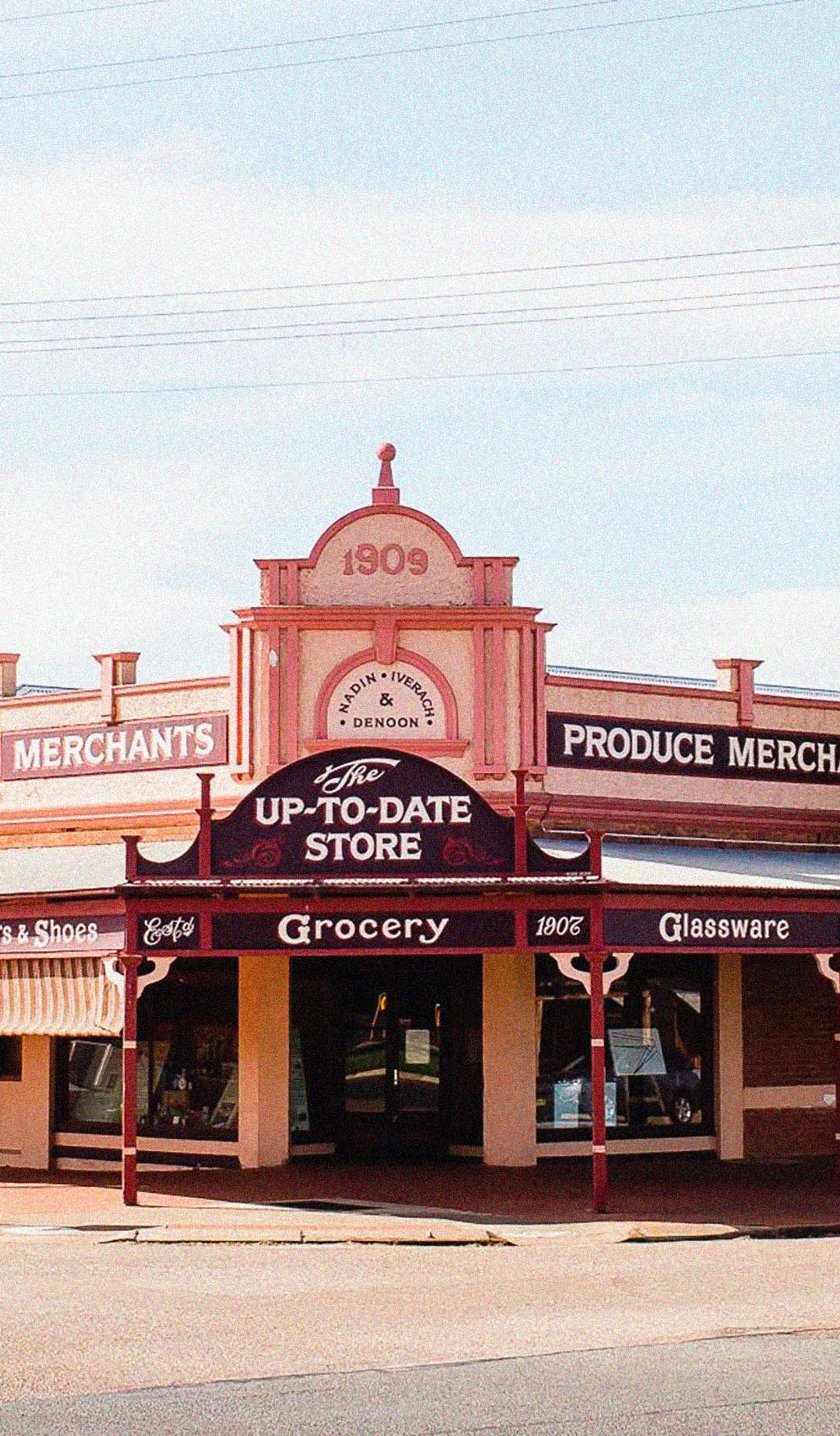 Corner shop that dates back to 1909.
