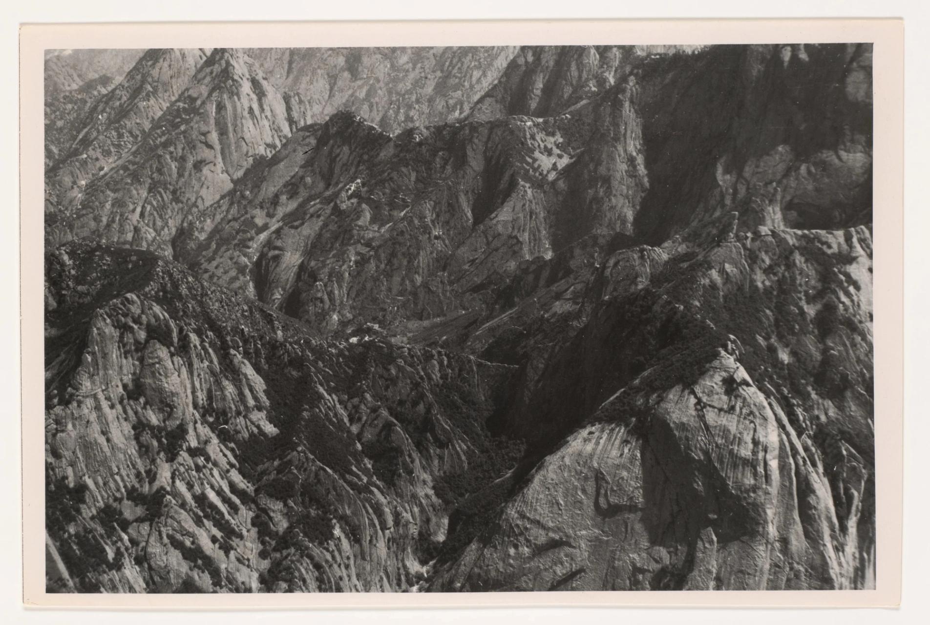 Mountains.