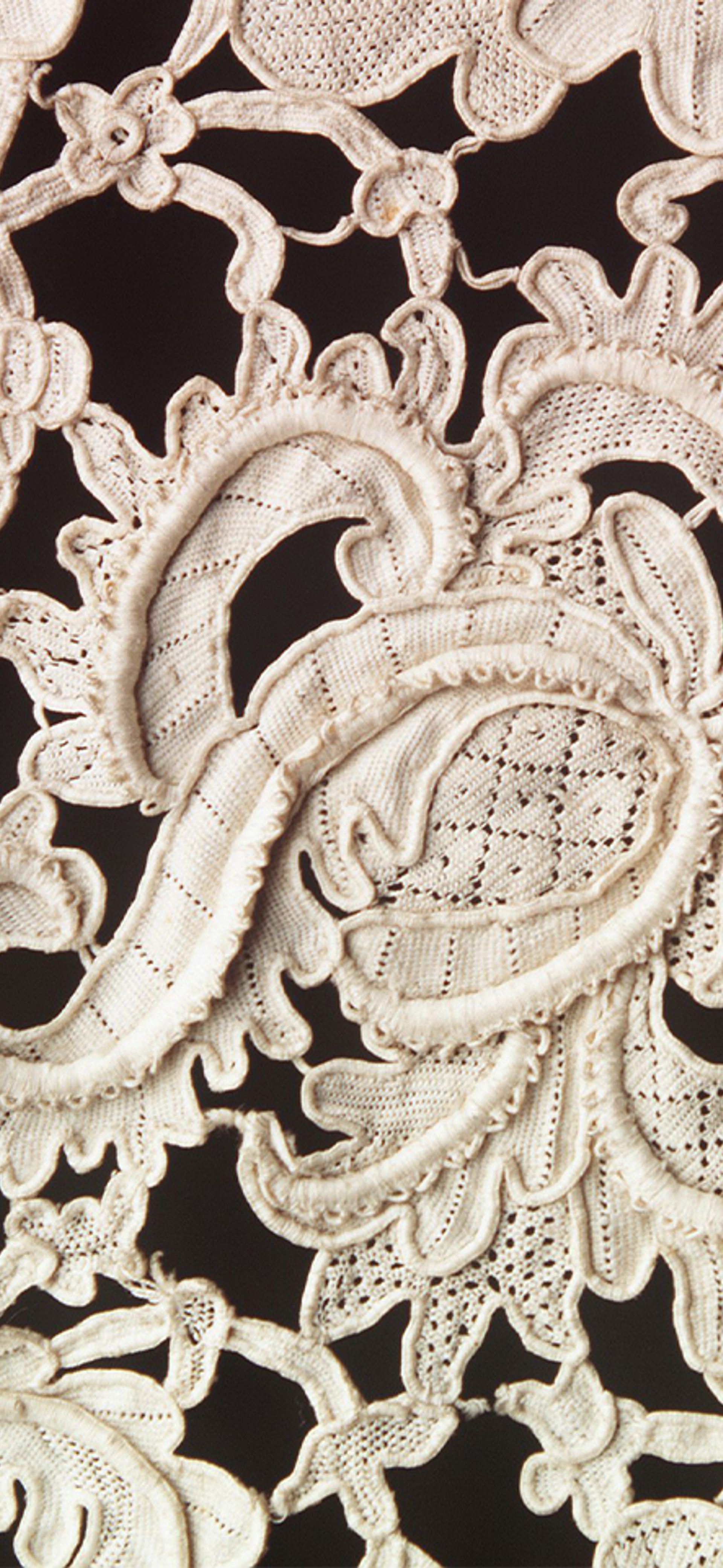 close up of lace