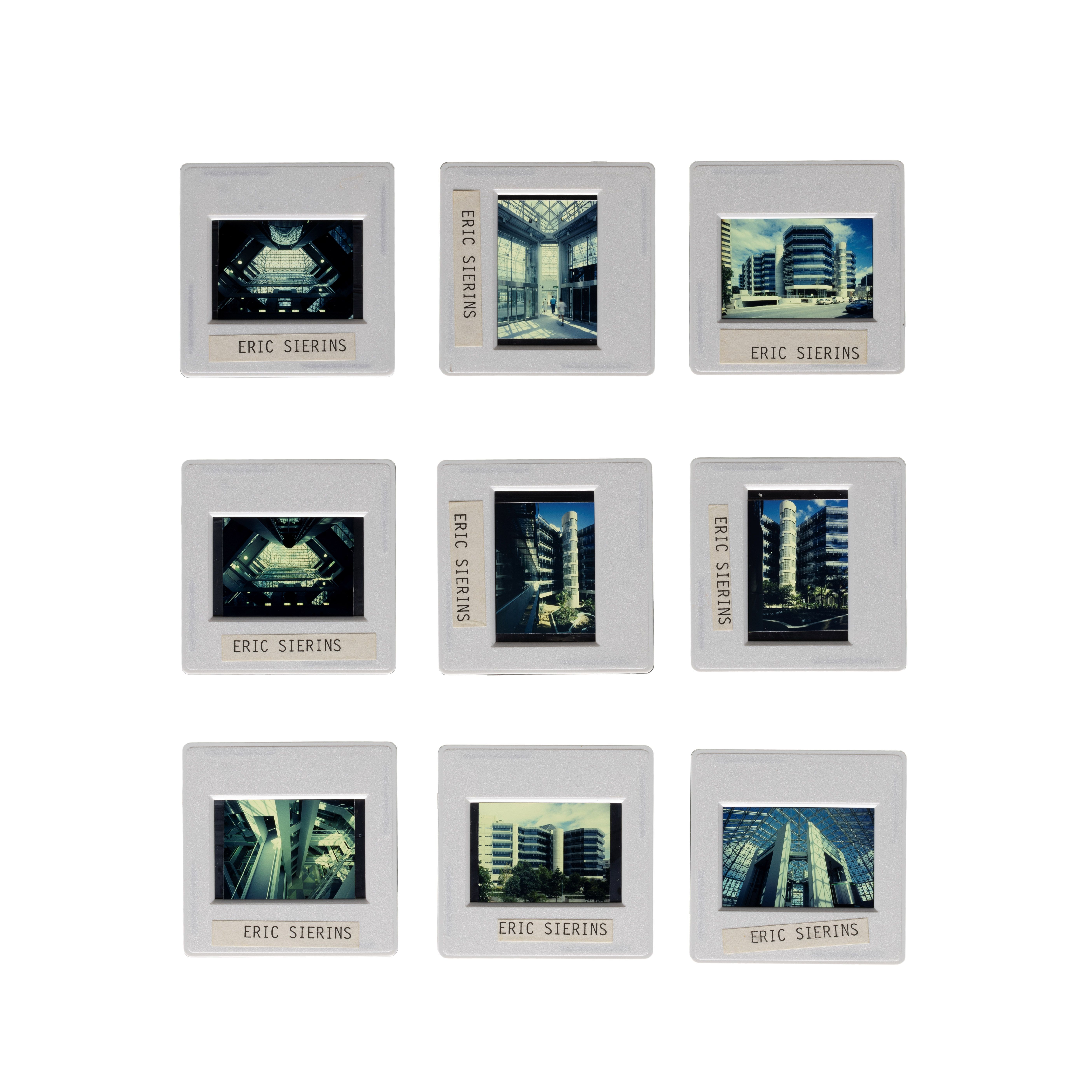 Slides of architectural building.