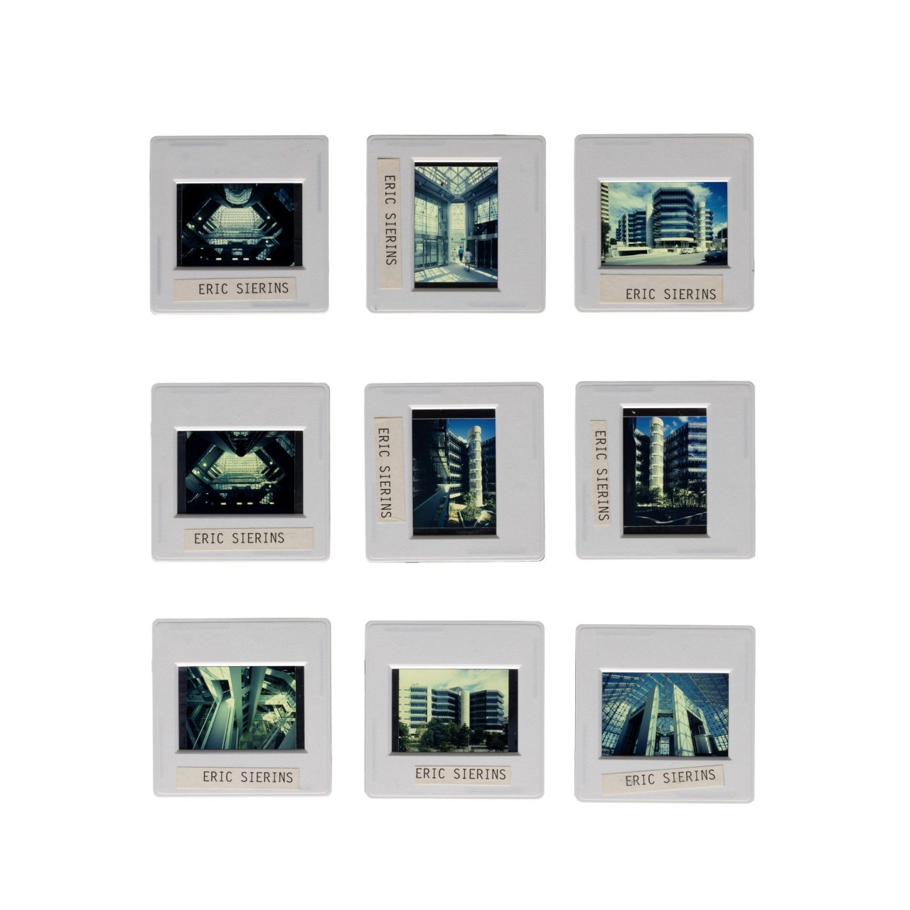 Slides of architectural building.