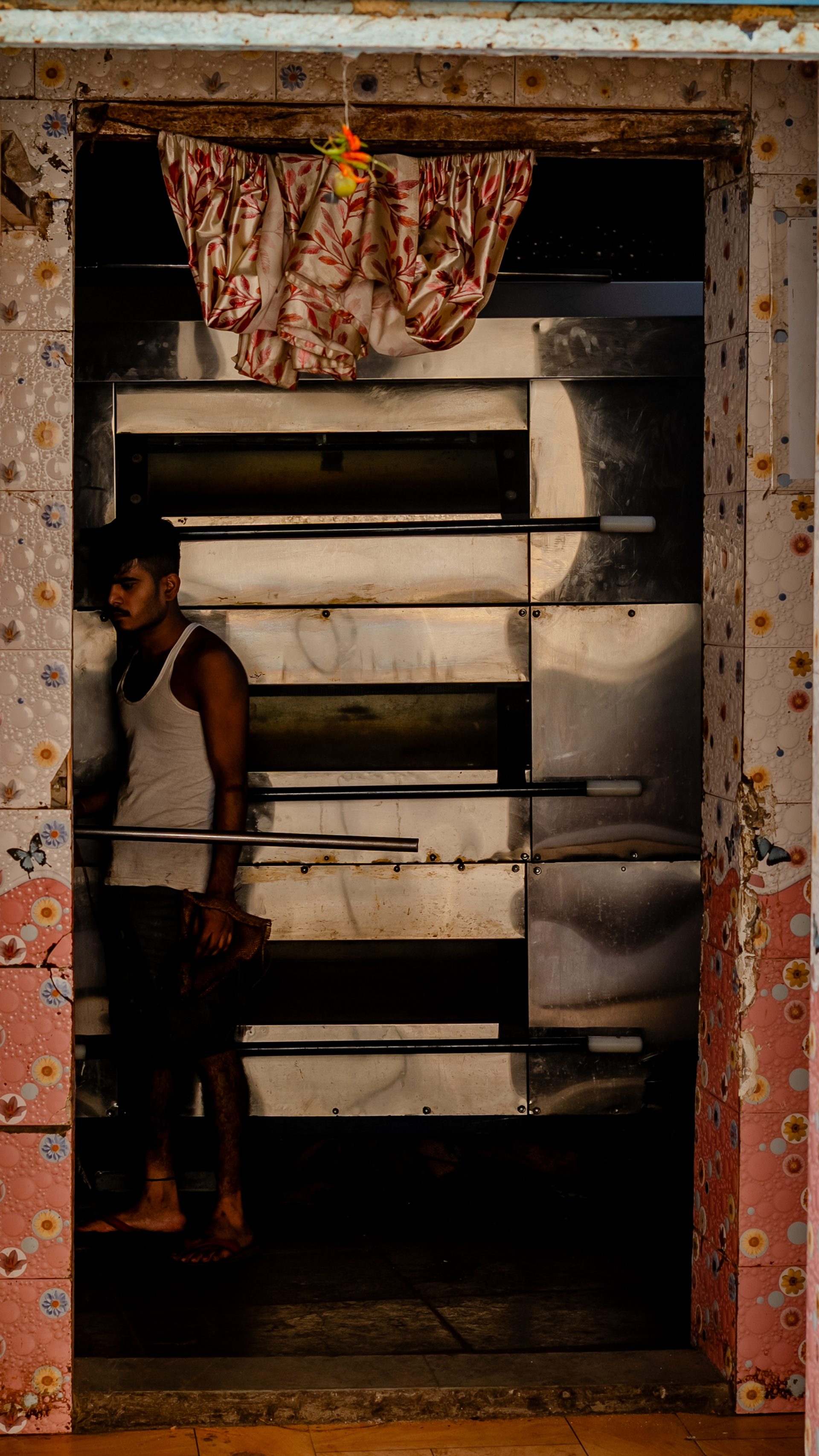 The scenic painted exterior of a bakery.