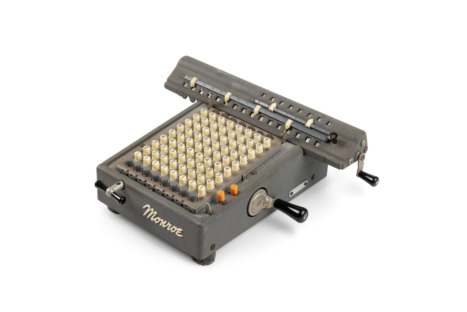 Monroe metalic, number punching device.
