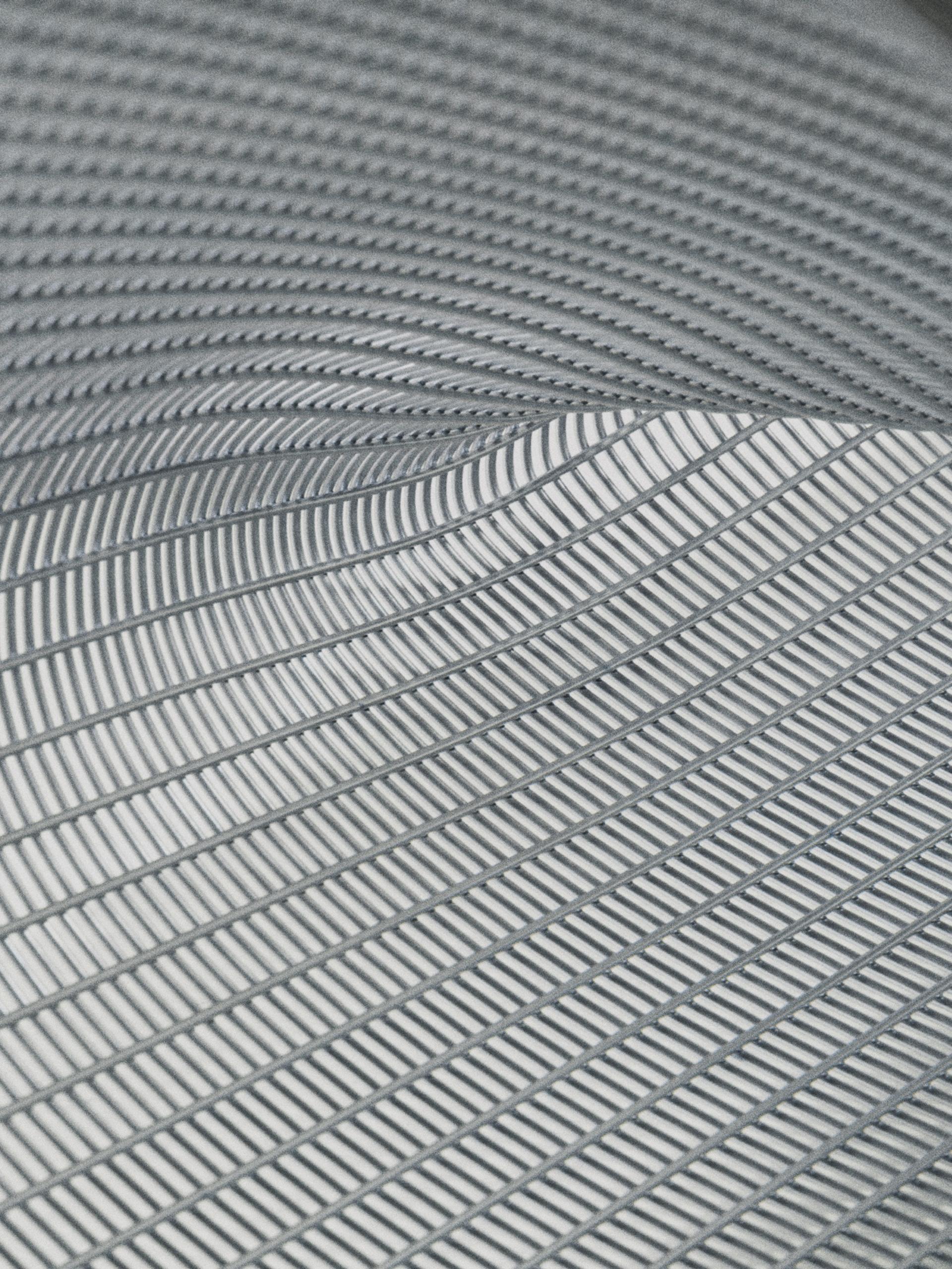 Silver metal object.