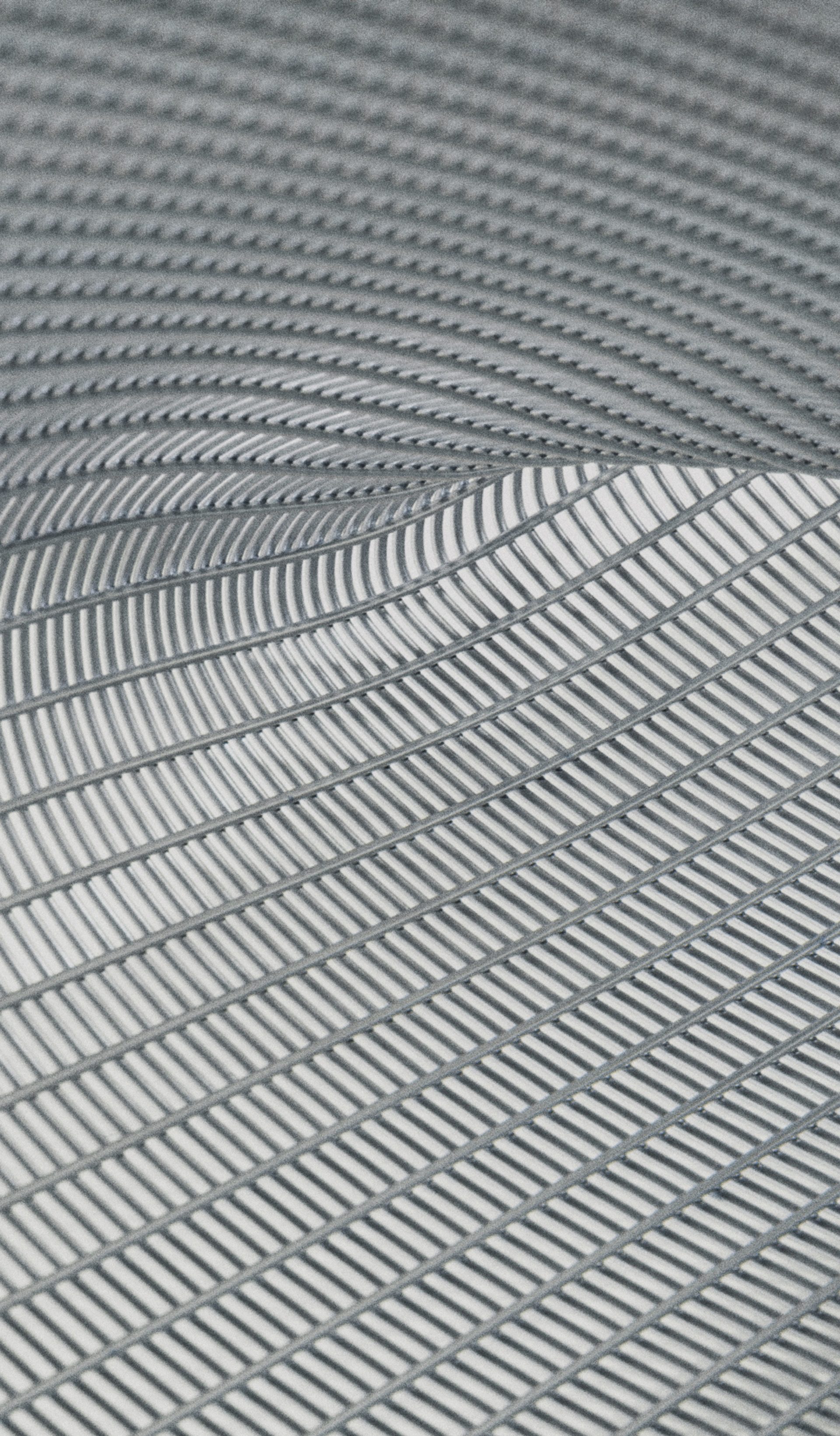 Silver metal object.