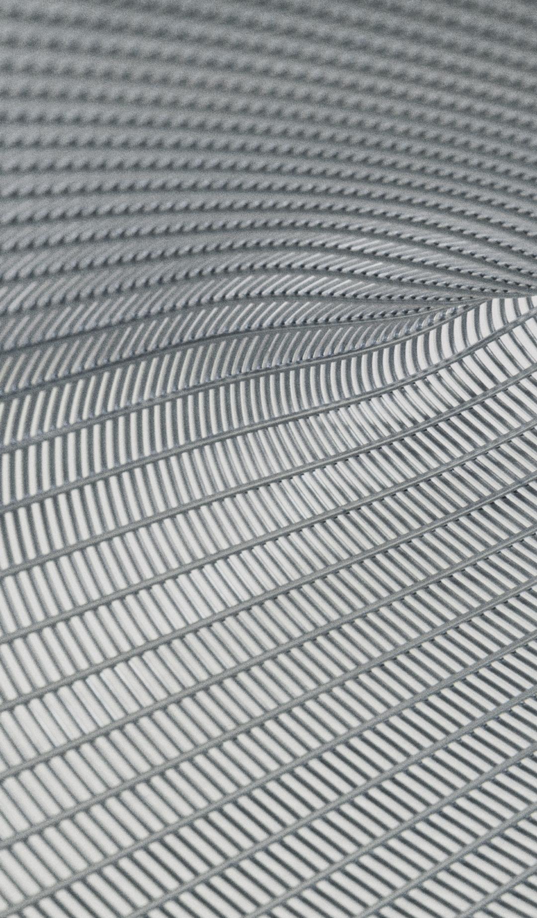 Silver metal object.