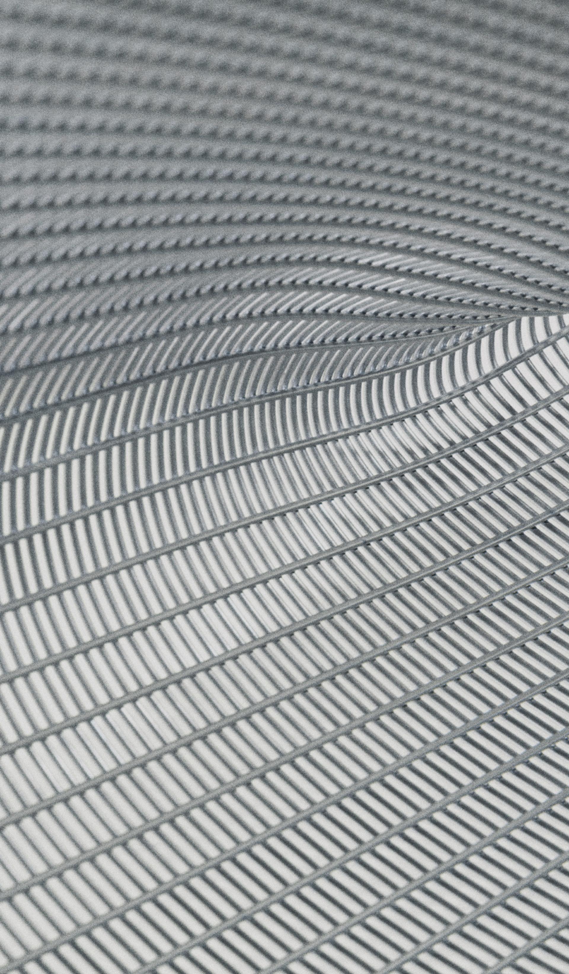 Silver metal object.