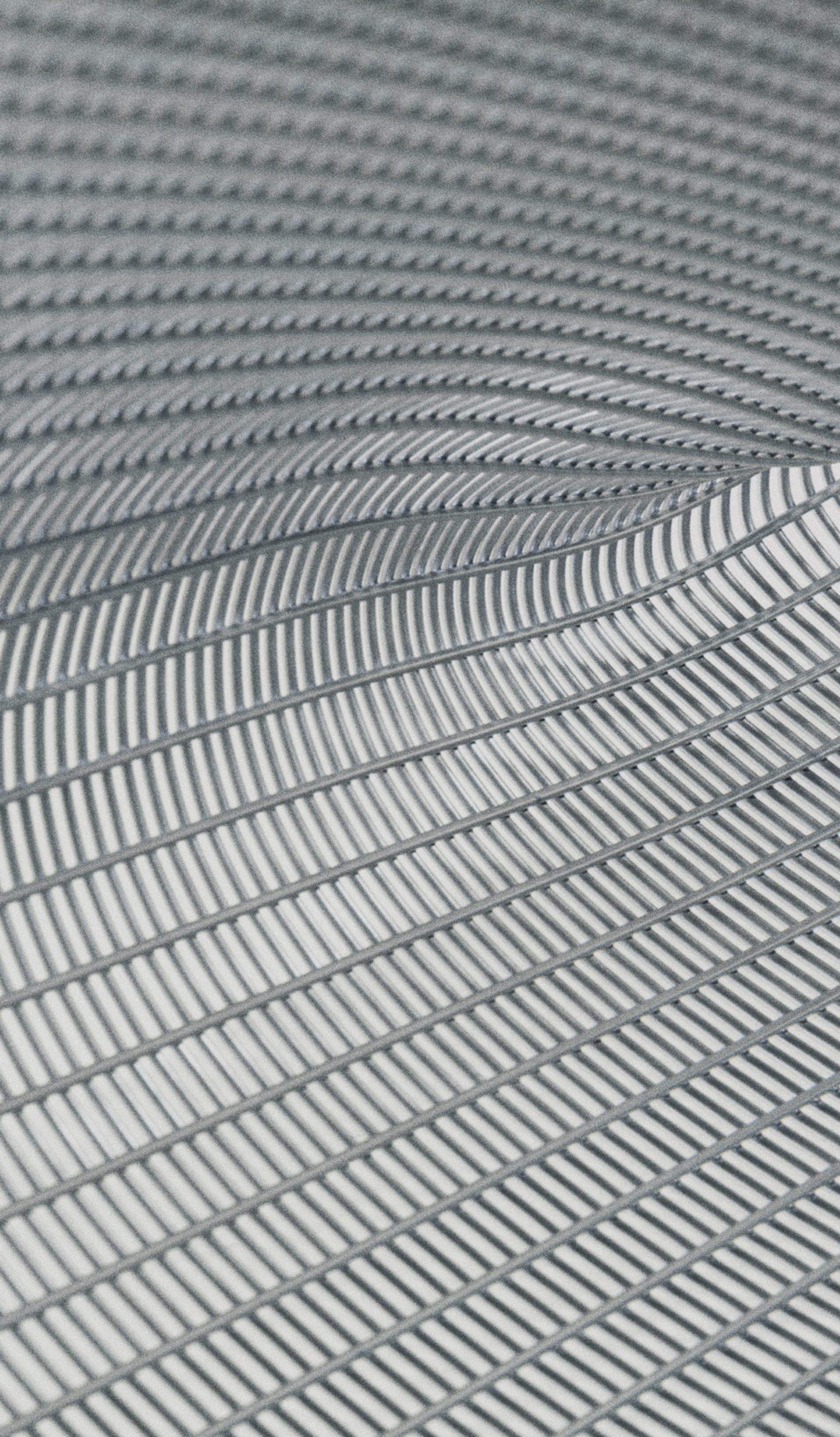 Silver metal object.