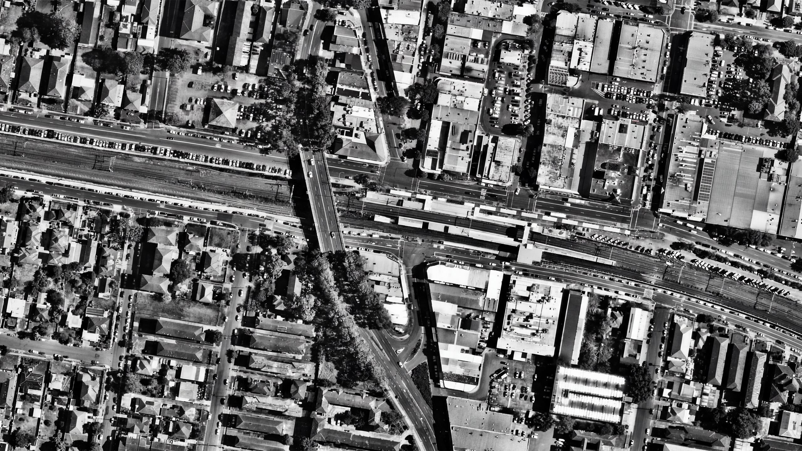 Overhead shot of Cabramatta