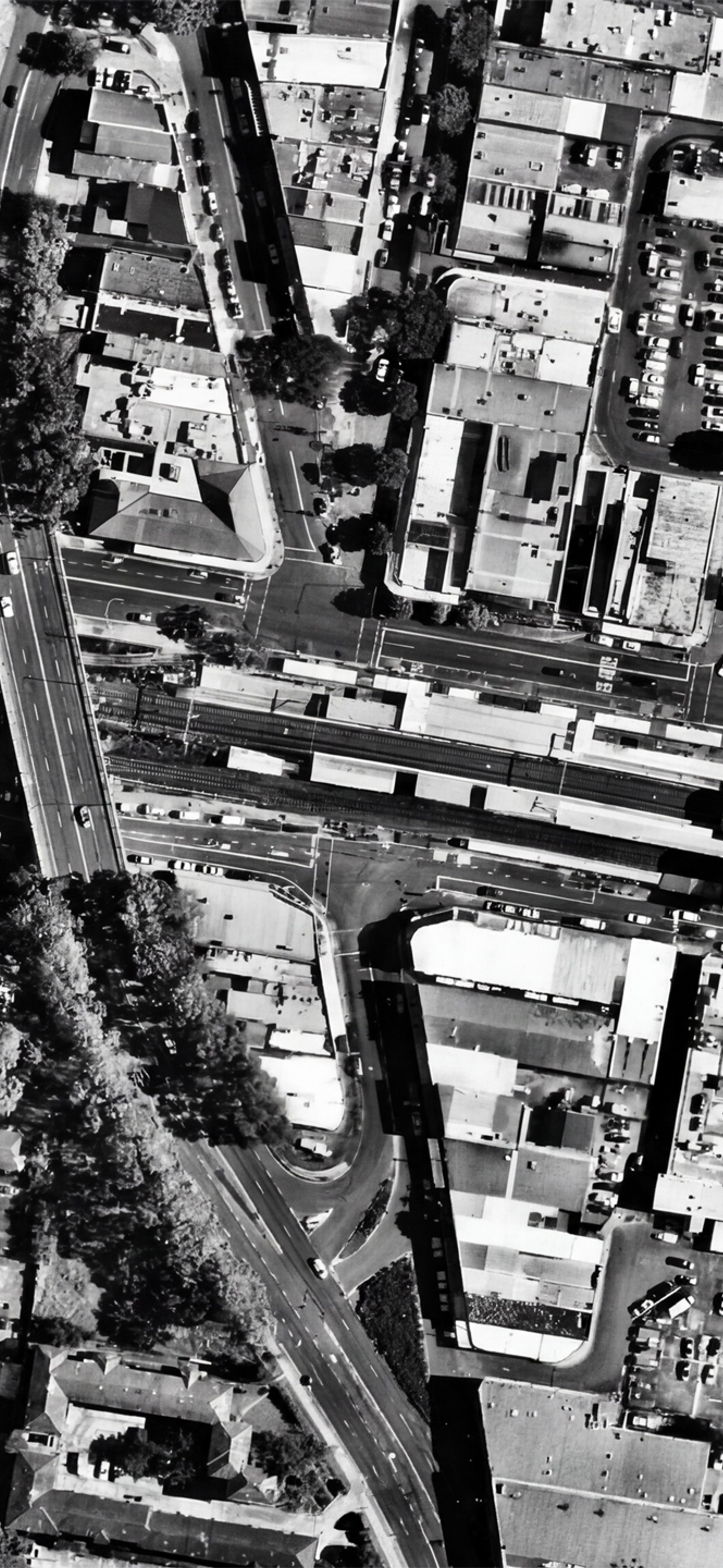 Overhead shot of Cabramatta