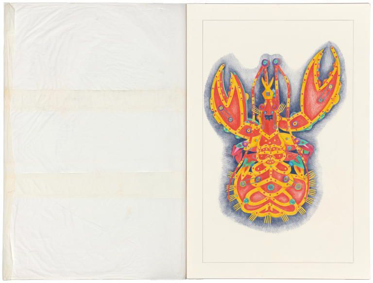 'Lobster Mornay' design drawing by Brian Ross