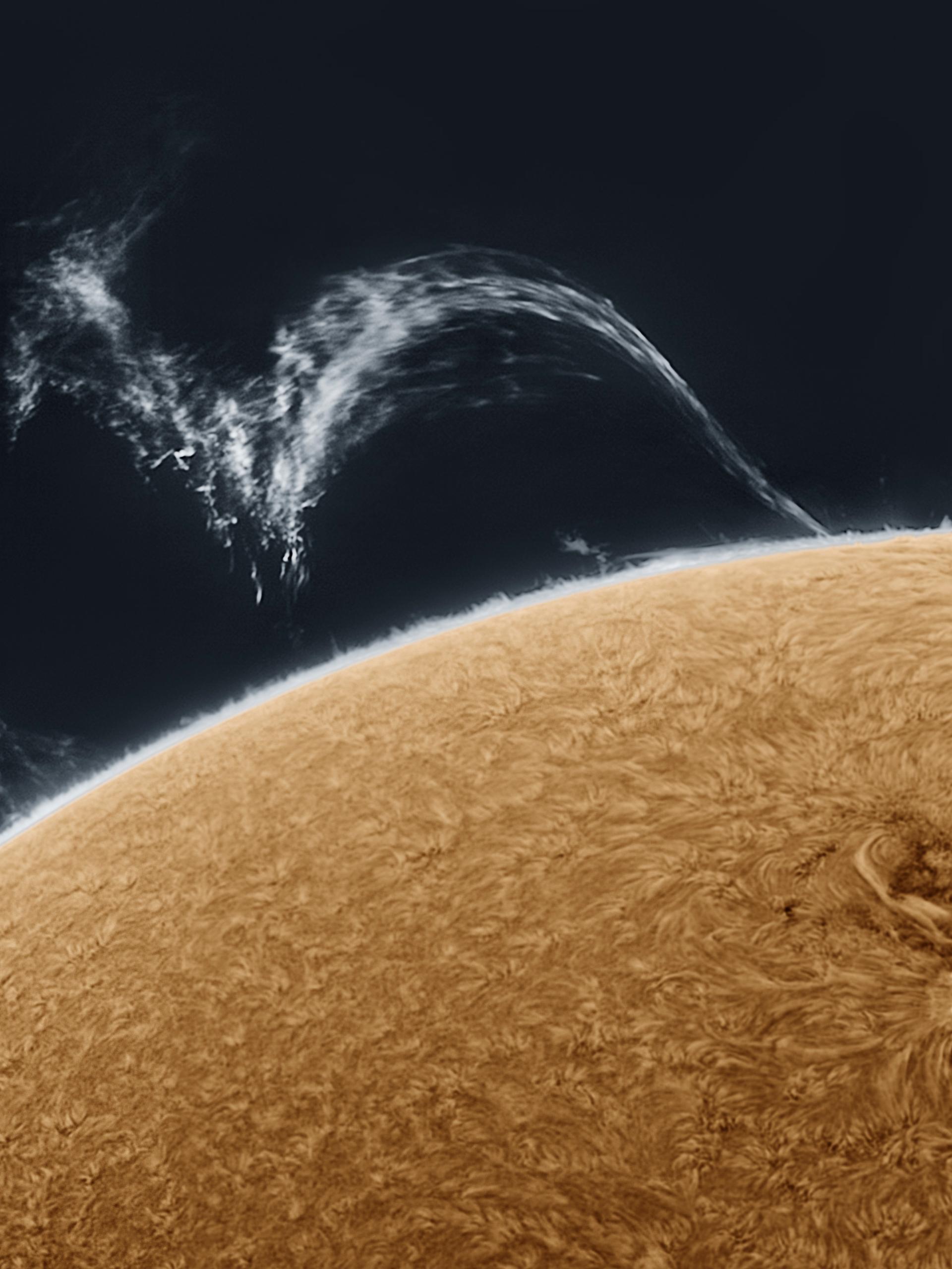 Solar flare.