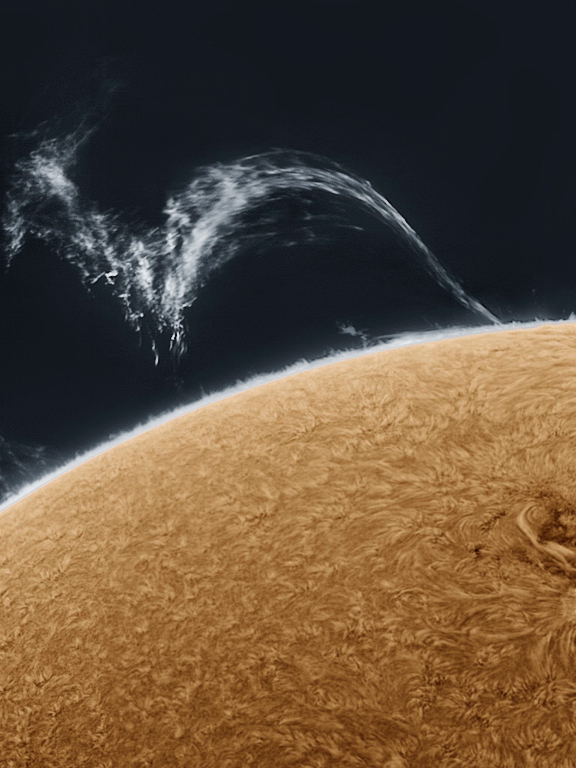 Solar flare.