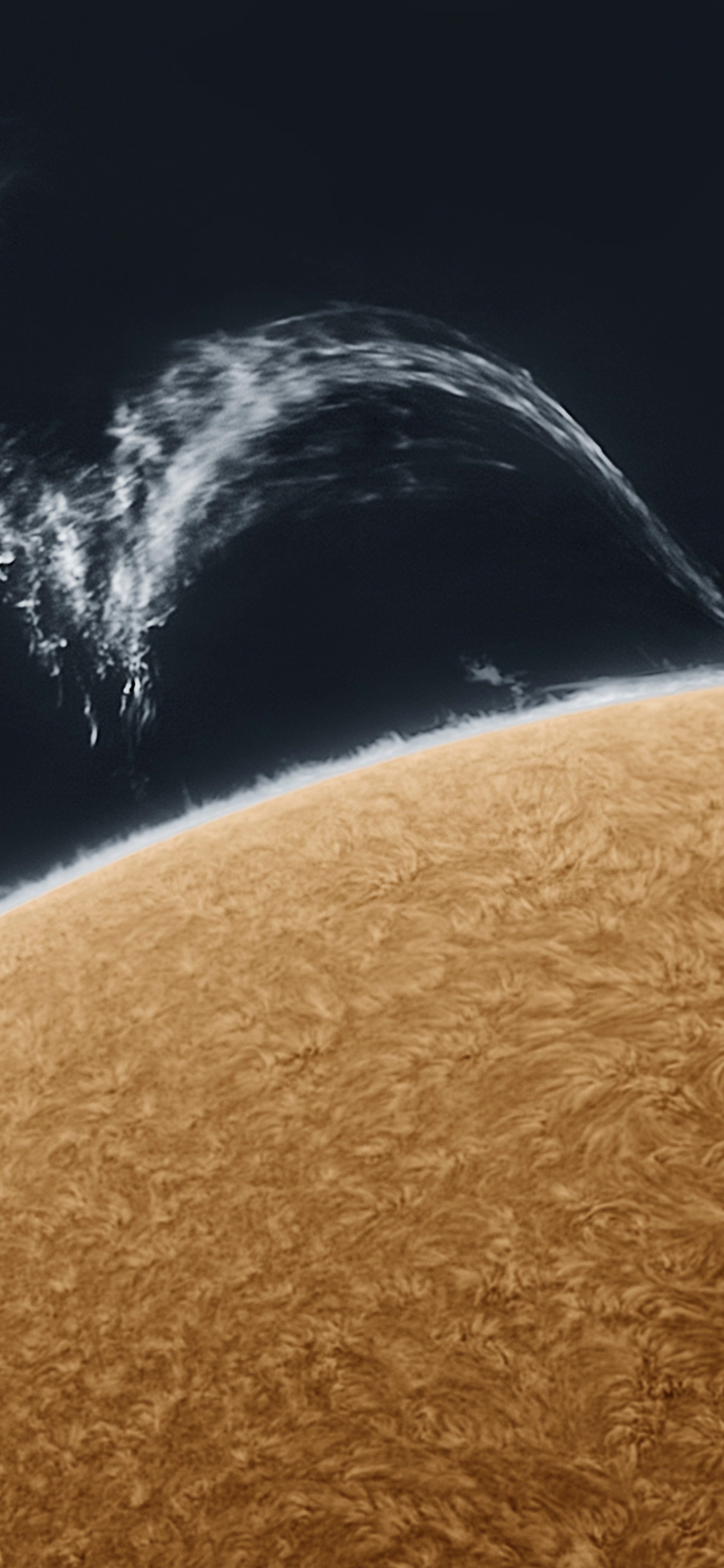 Solar flare.