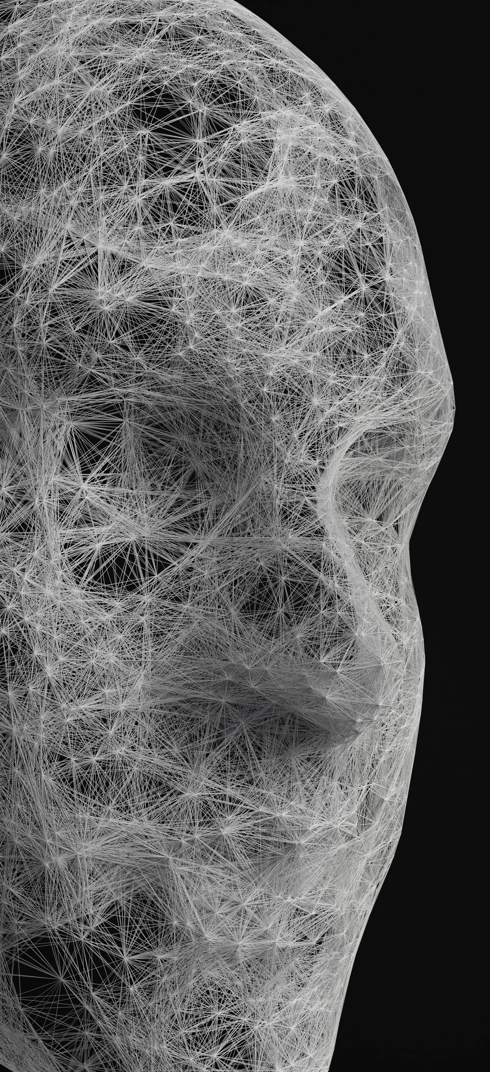 Abstract visualisation of a knowledge graph with interconnected nodes and relationships representing enterprise data