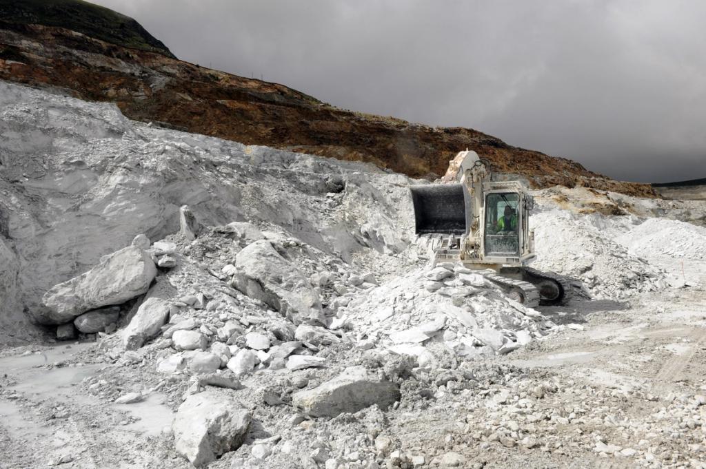 Talc Mining Site