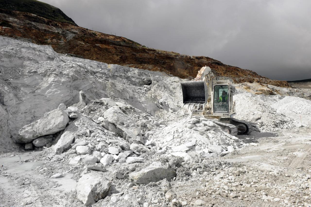 Talc Mining Site