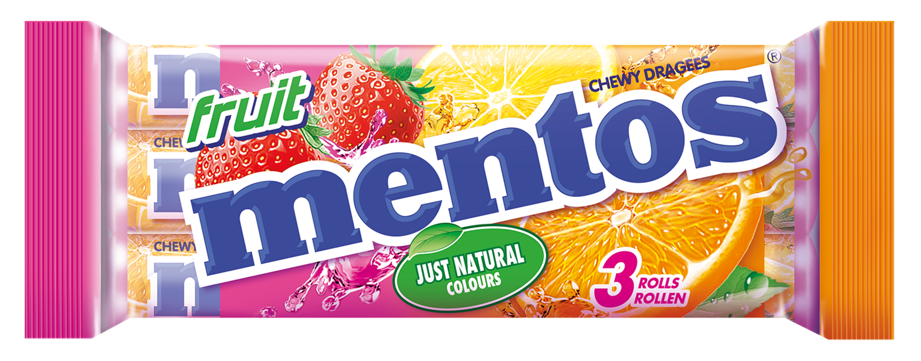 Mentos Fruit 3-pack