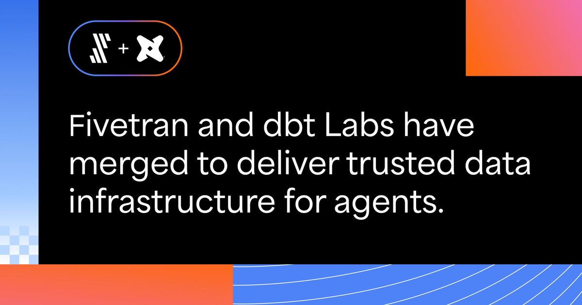 Fivetran en dbt Labs: fusie voor betrouwbare AI-infrastructuur