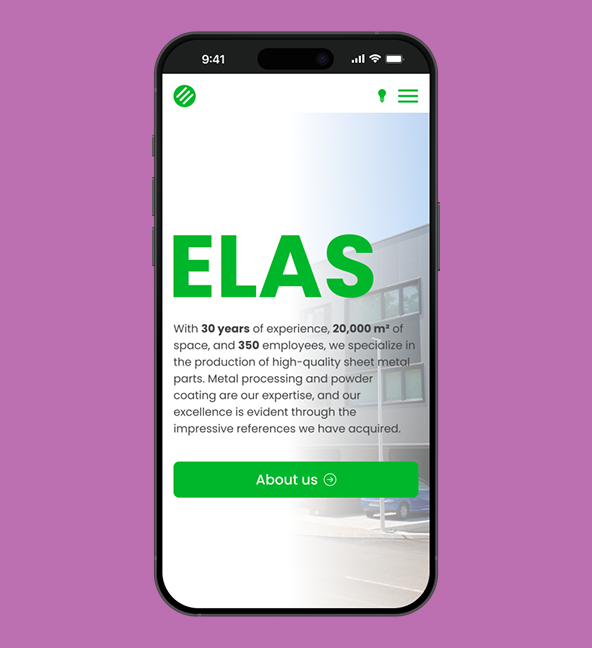 Elas sajt prikaz na telefonu