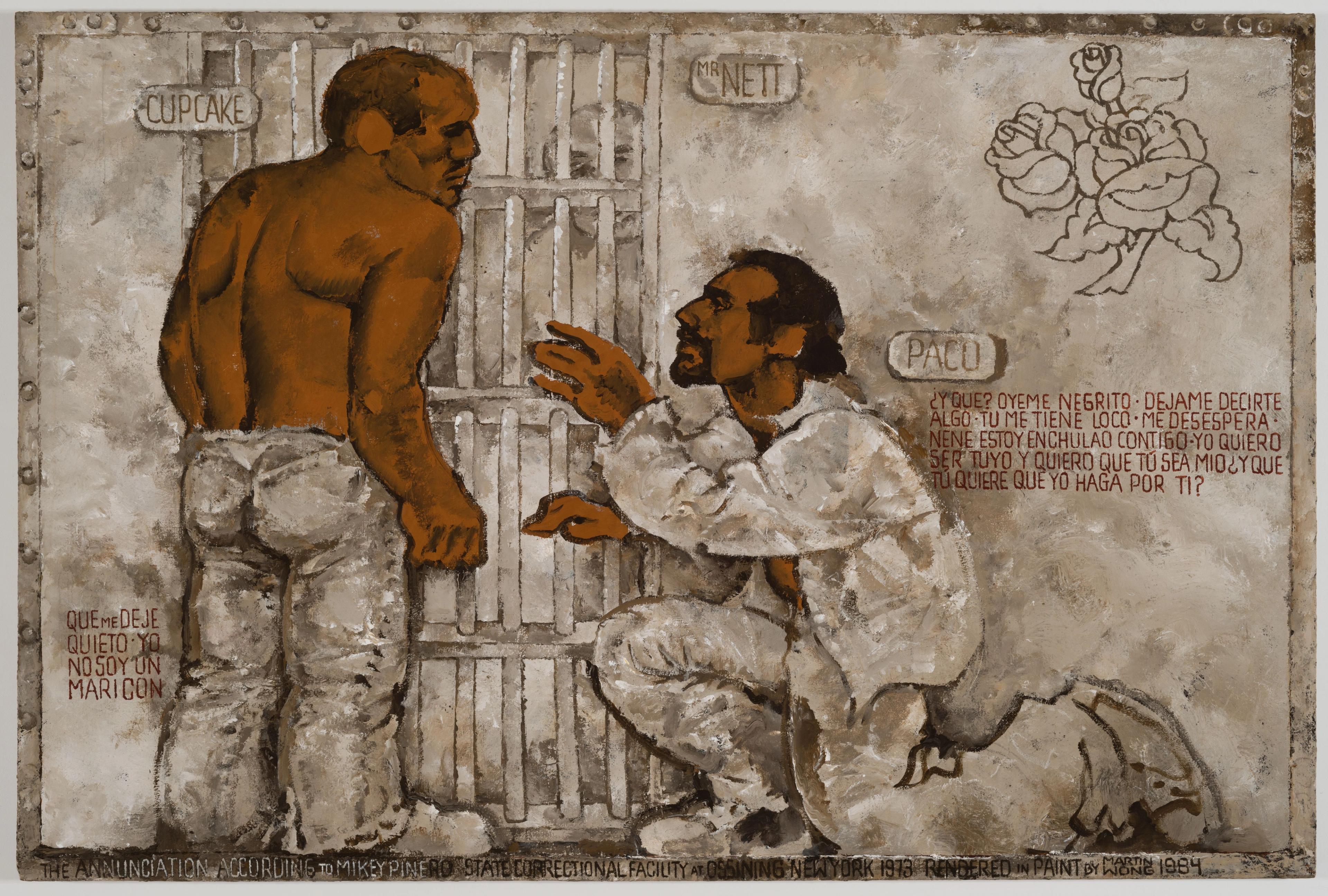 The Annunciation according to Mikey Pinero (cupcake and Paco)