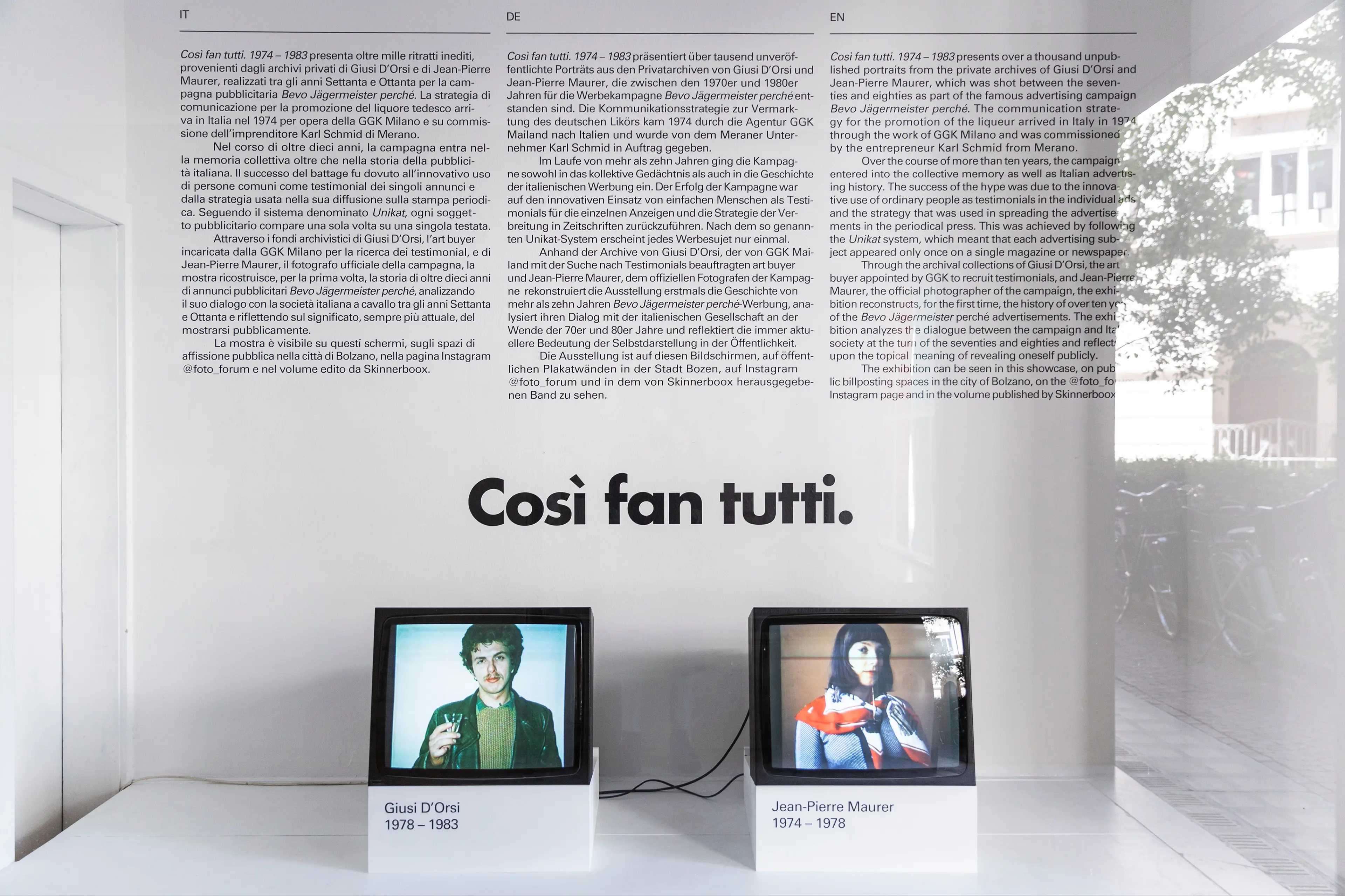 Così fan tutti. 1974–1983