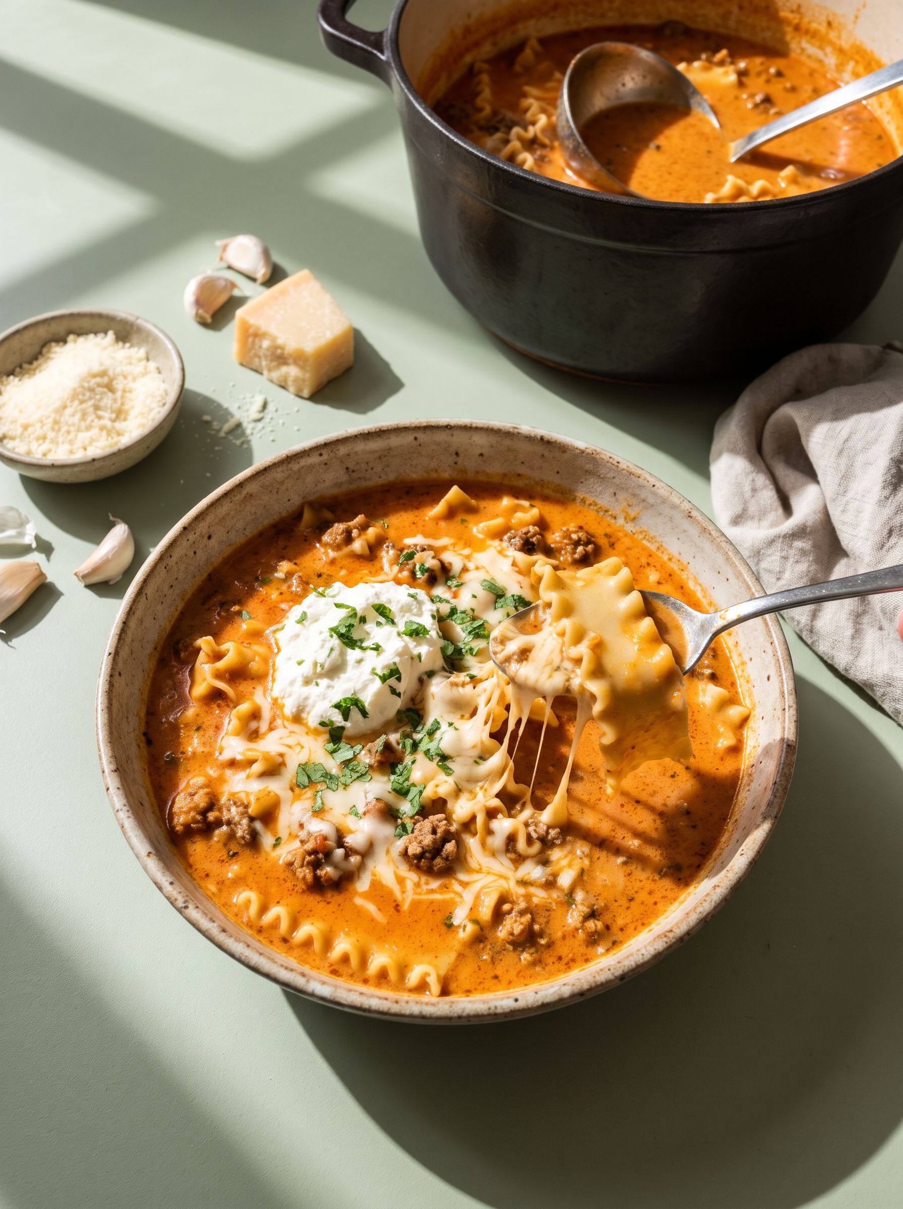 Lasagna Soup
