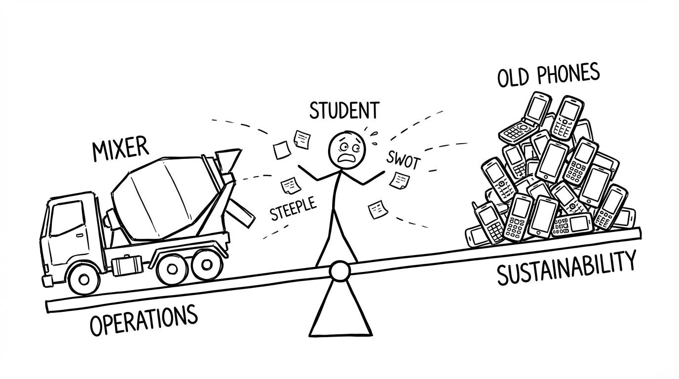 Balancing operations vs sustainability