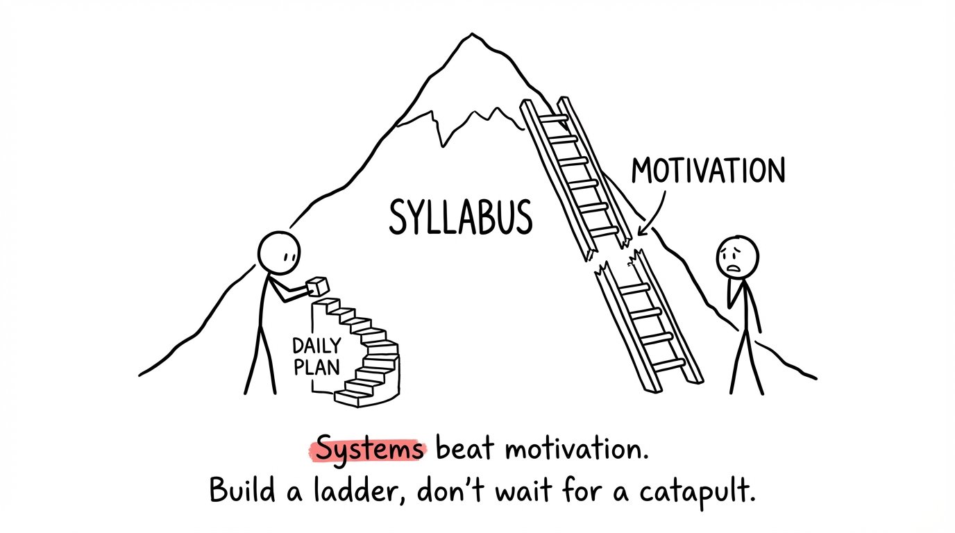 Systems beat motivation staircase vs ladder