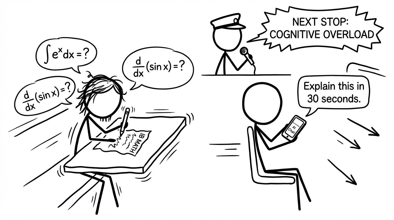 Train table wobble vs IB math reality