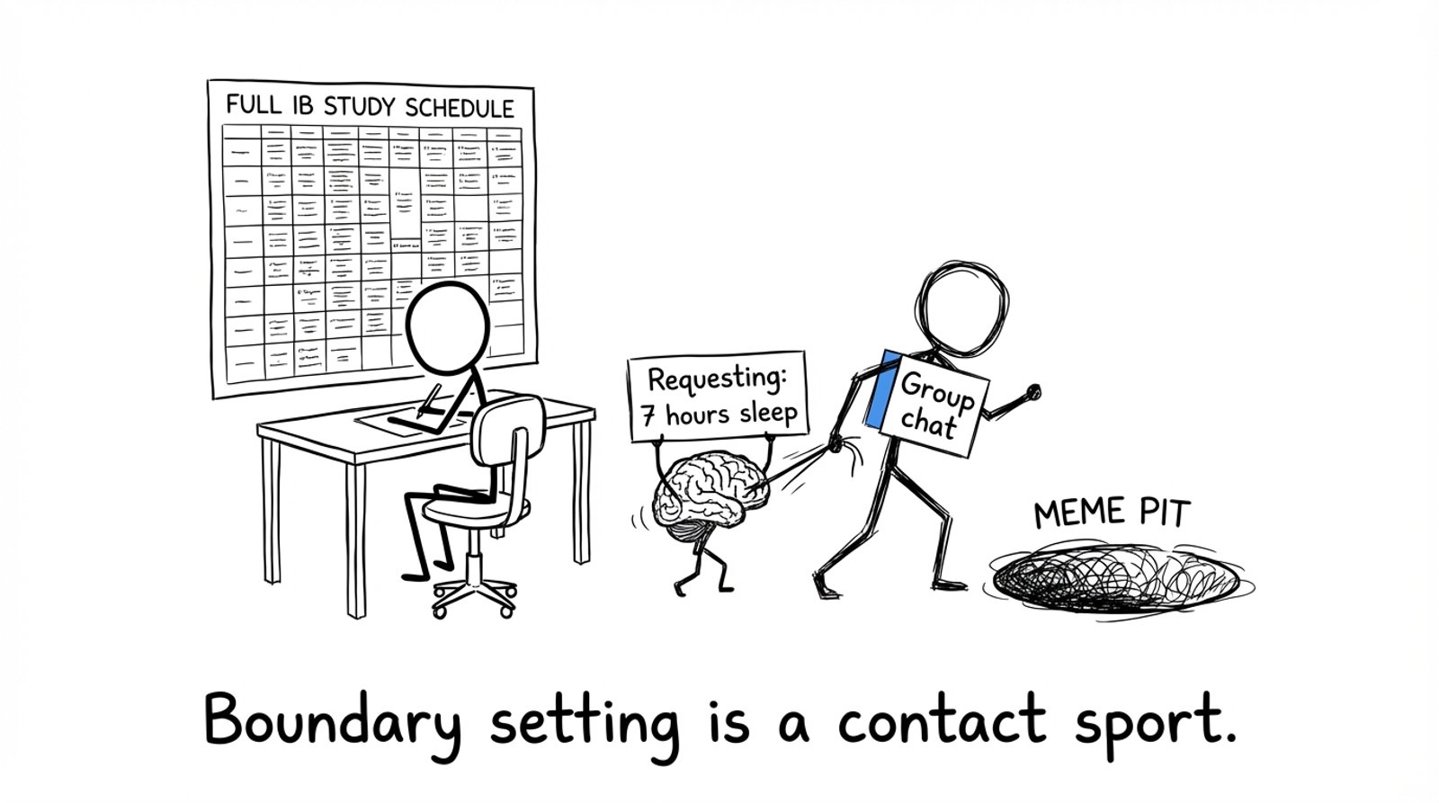 Boundary setting is a contact sport