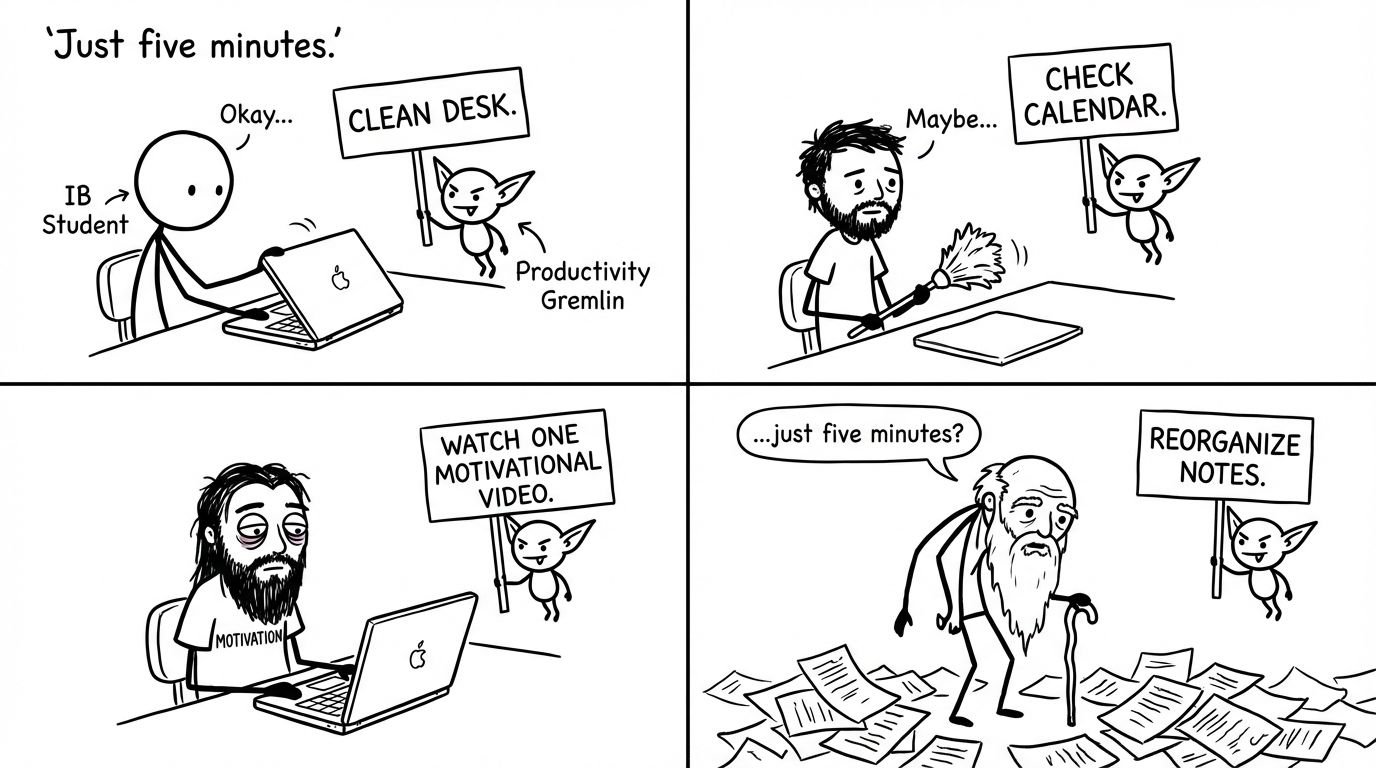 Productivity gremlin with endless “quick tasks”