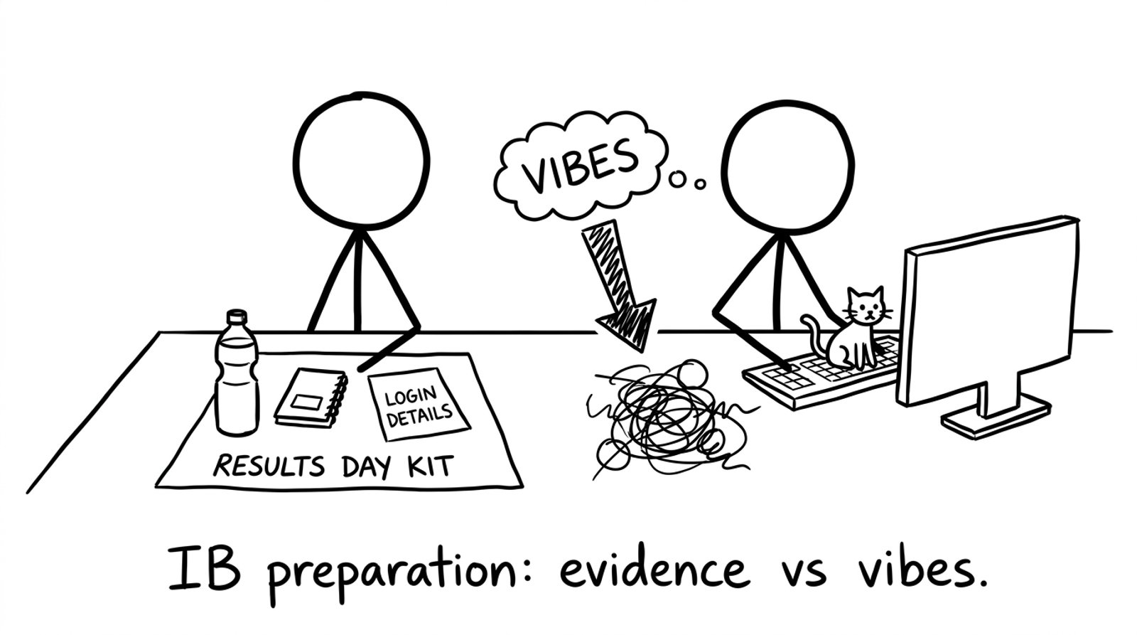 Evidence vs vibes before results day