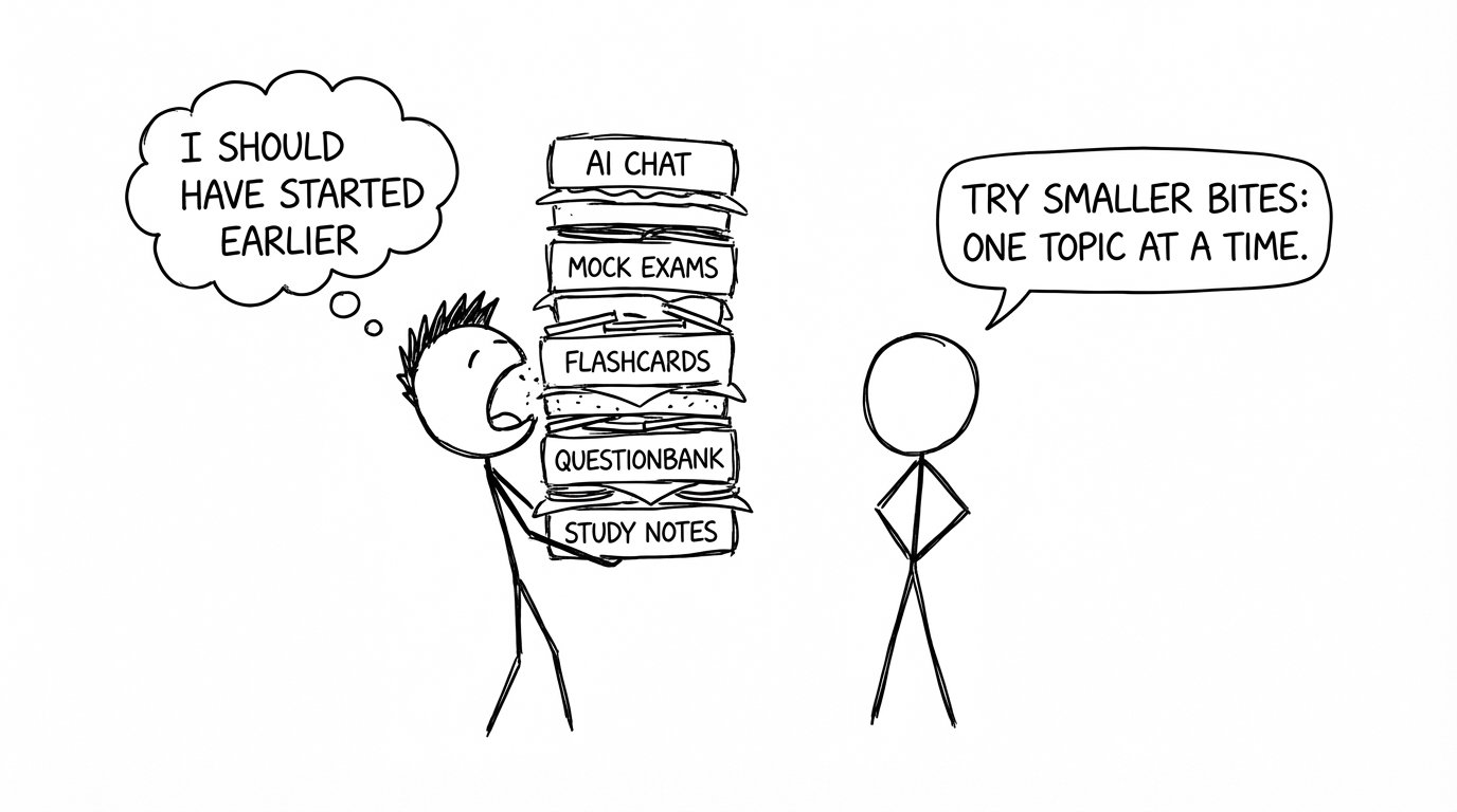 The revision sandwich problem