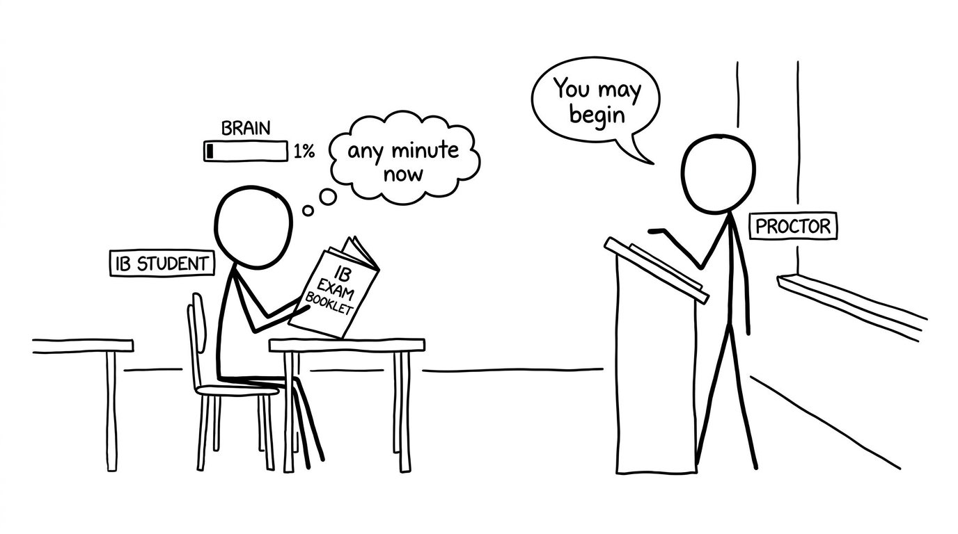 Student brain loading bar in exam
