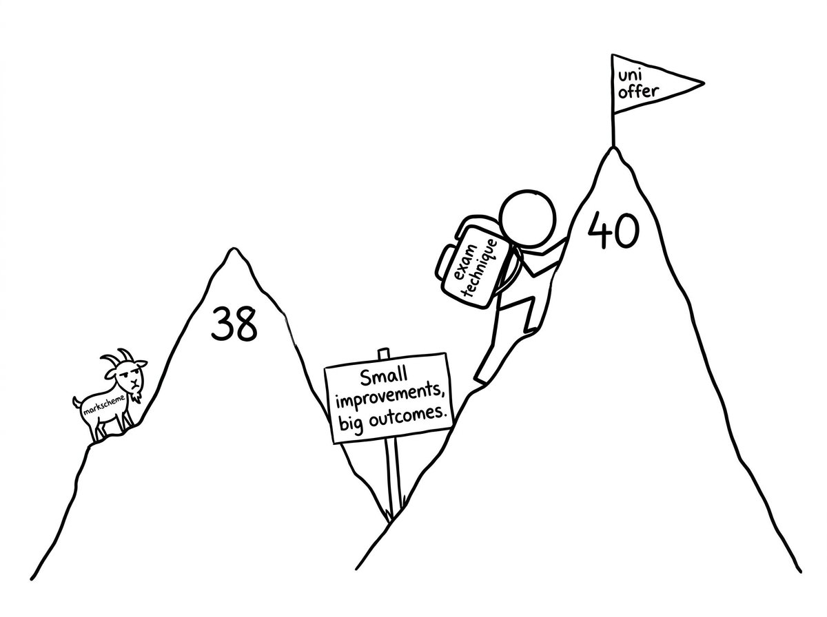 Mountains 38 vs 40 with markscheme goat