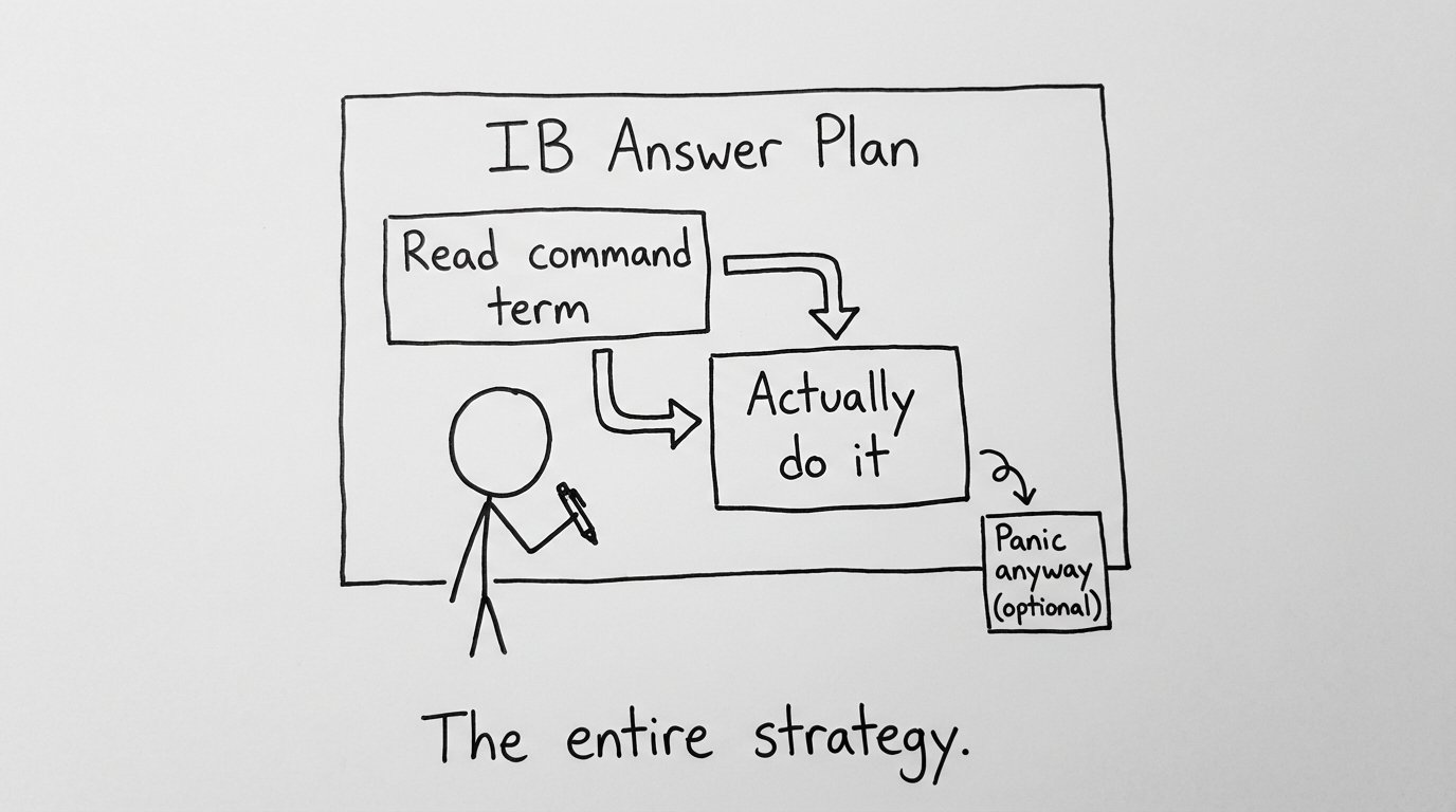 The entire strategy (panic optional)