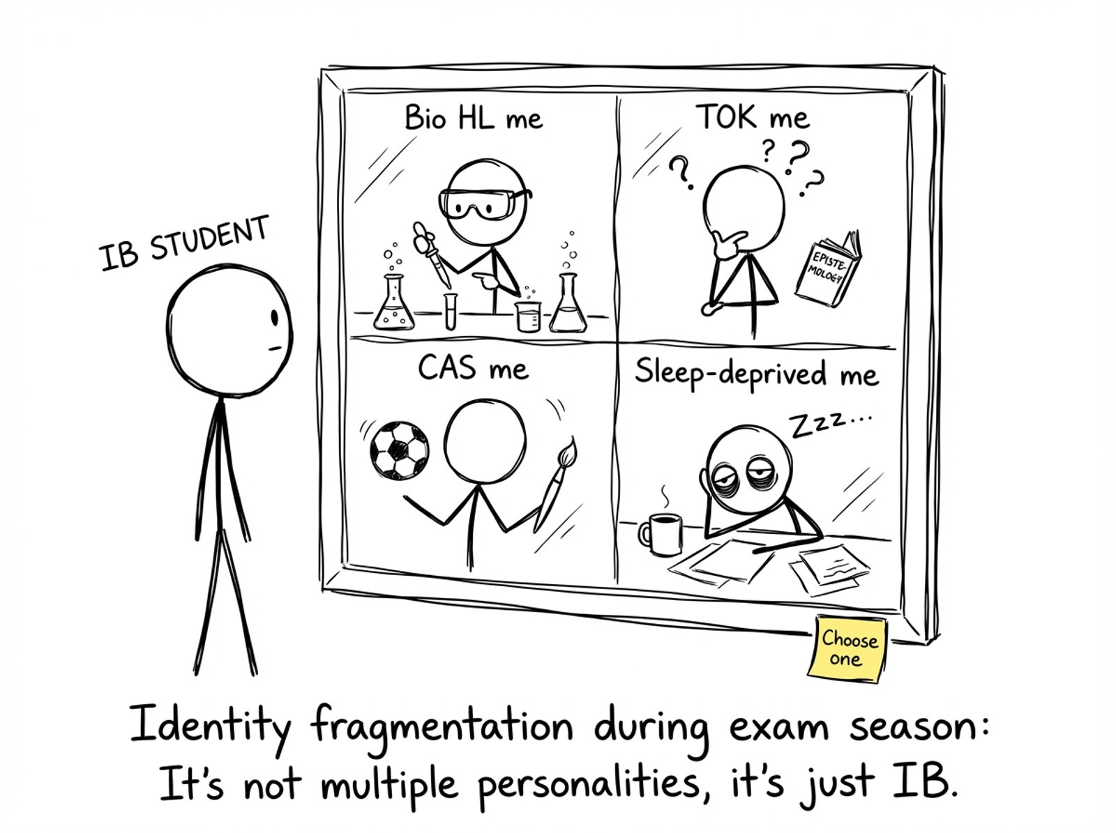 IB mirror identity split