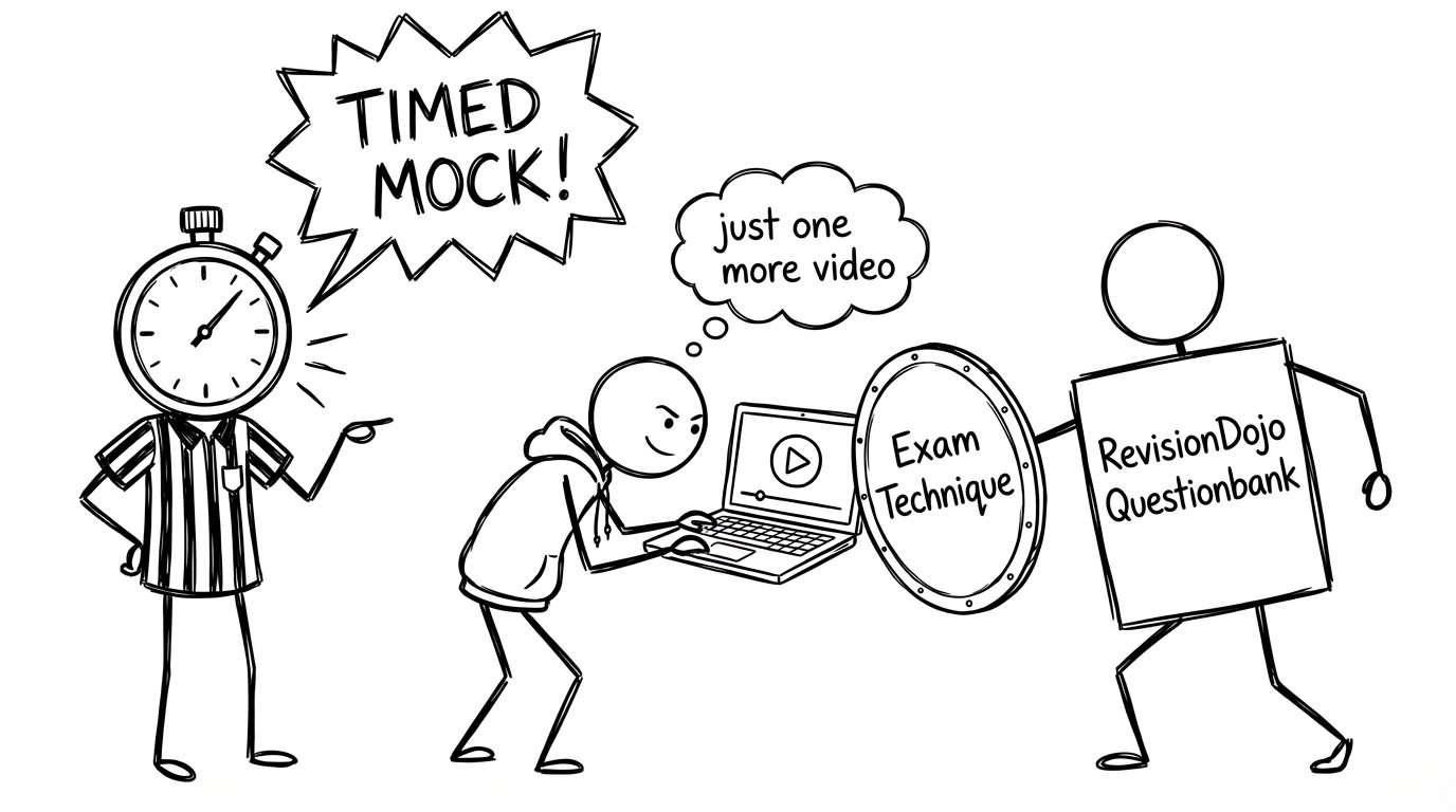 Timed mock vs one more video