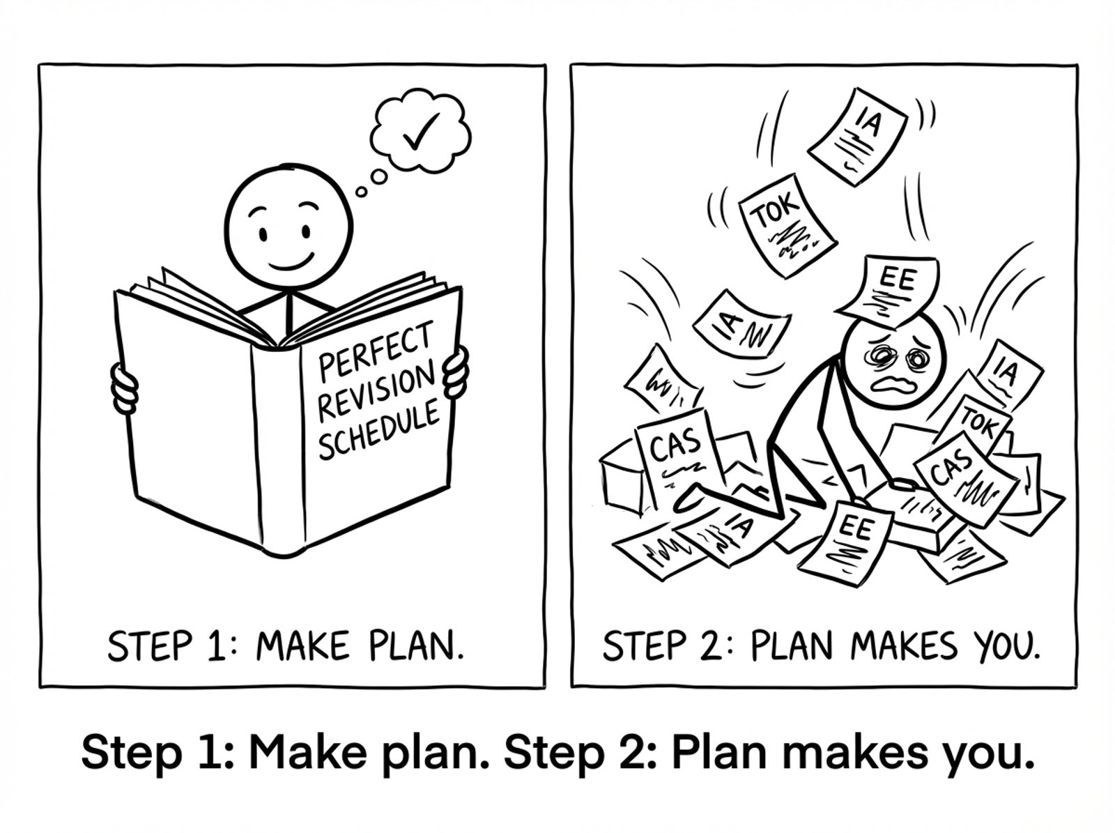 An IB plan gets buried by coursework