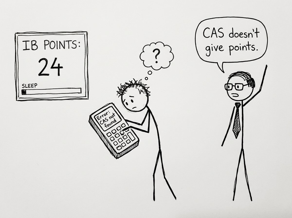CAS not found calculator joke