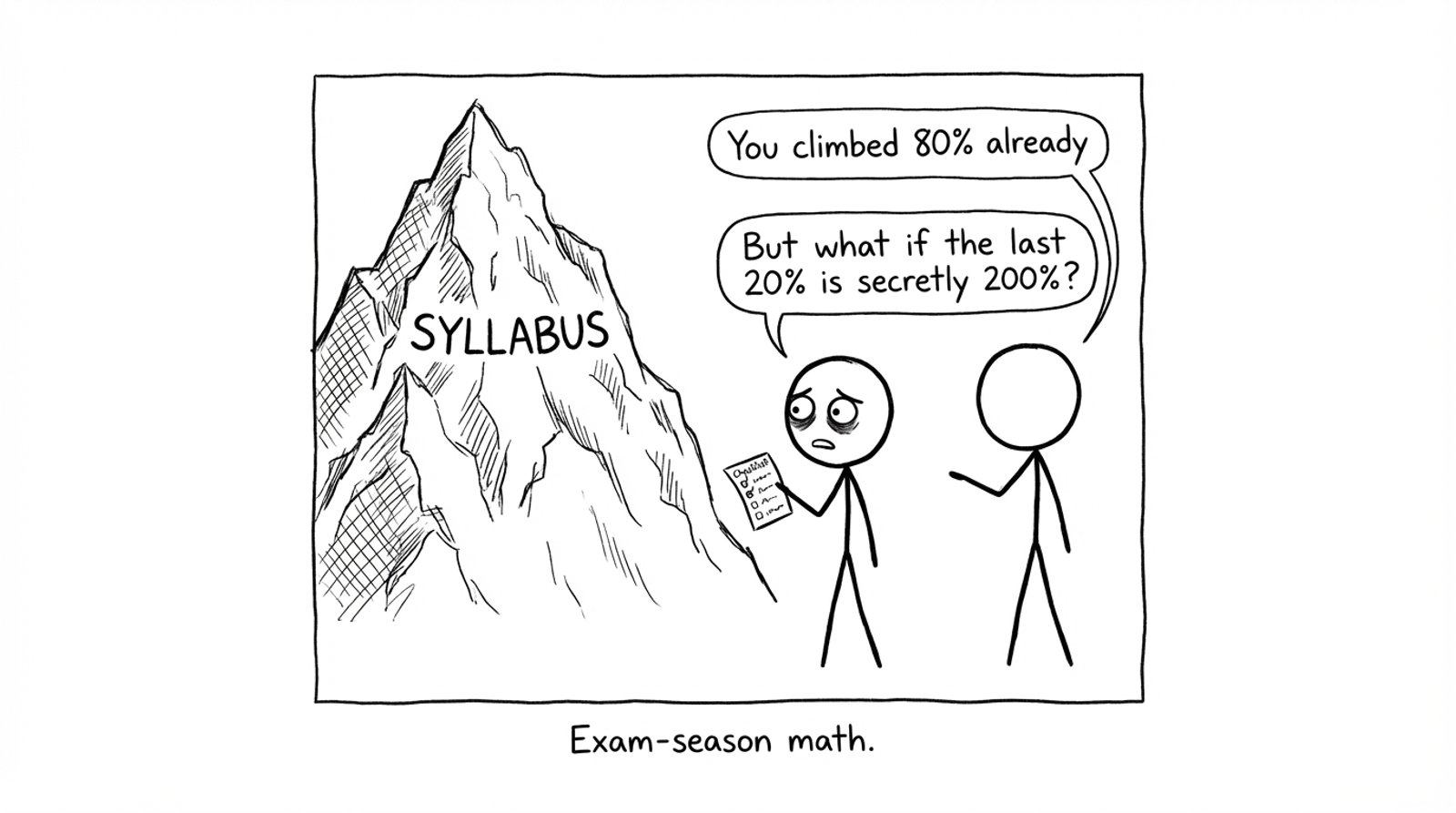 An IB student vs the last 20%