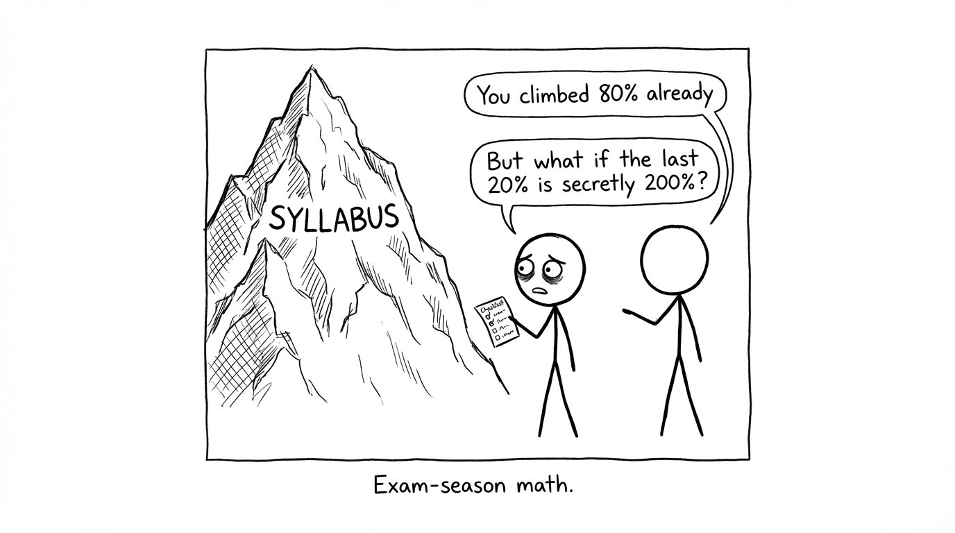 An IB student vs the last 20%