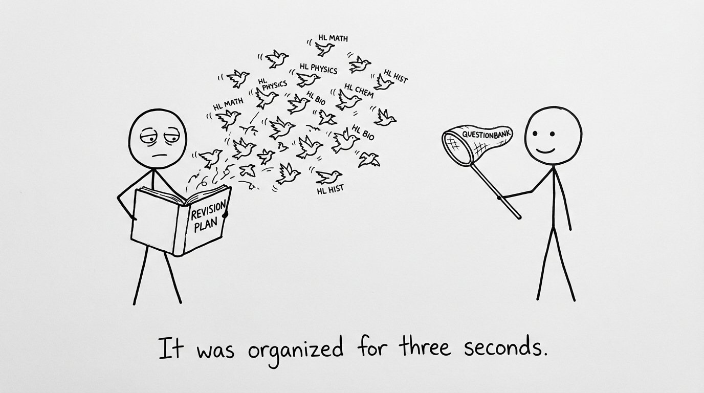 An IB planner explodes into HL topics