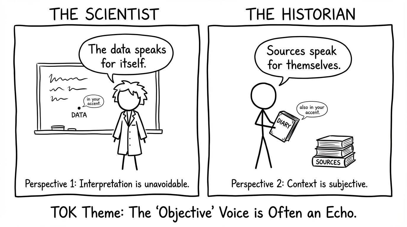 Data and sources whisper in your accent